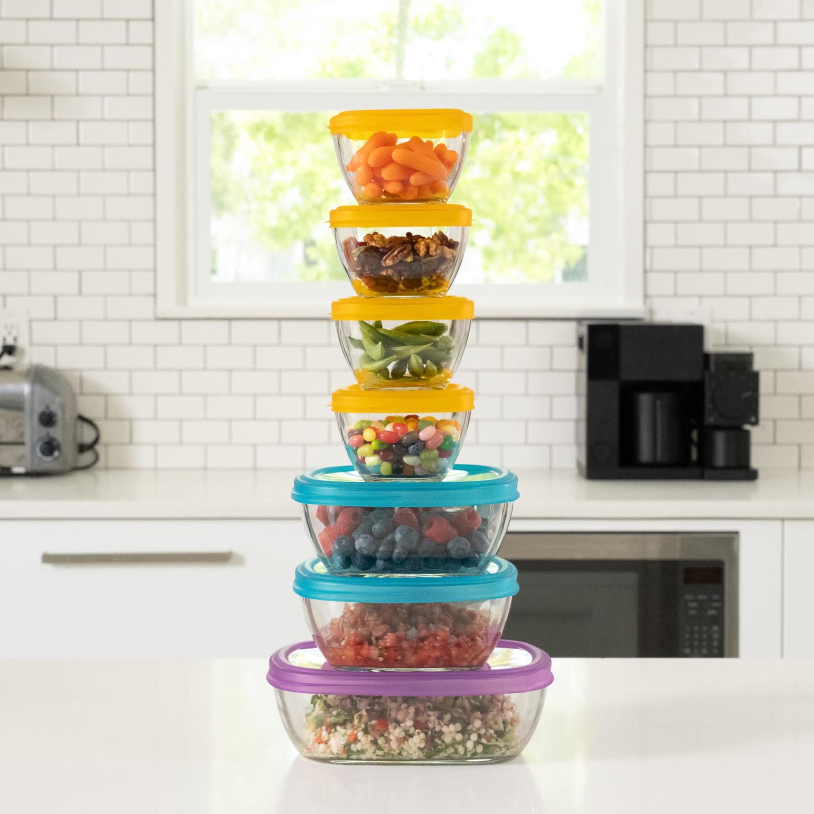 Serve It 14-Piece Glass Storage Container Set 17 Serve It 14-Piece Glass Storage Container Set