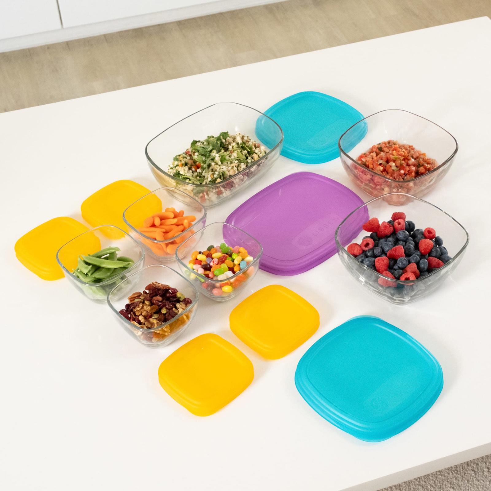 Serve It 14-Piece Glass Storage Container Set 3 Serve It 14-Piece Glass Storage Container Set