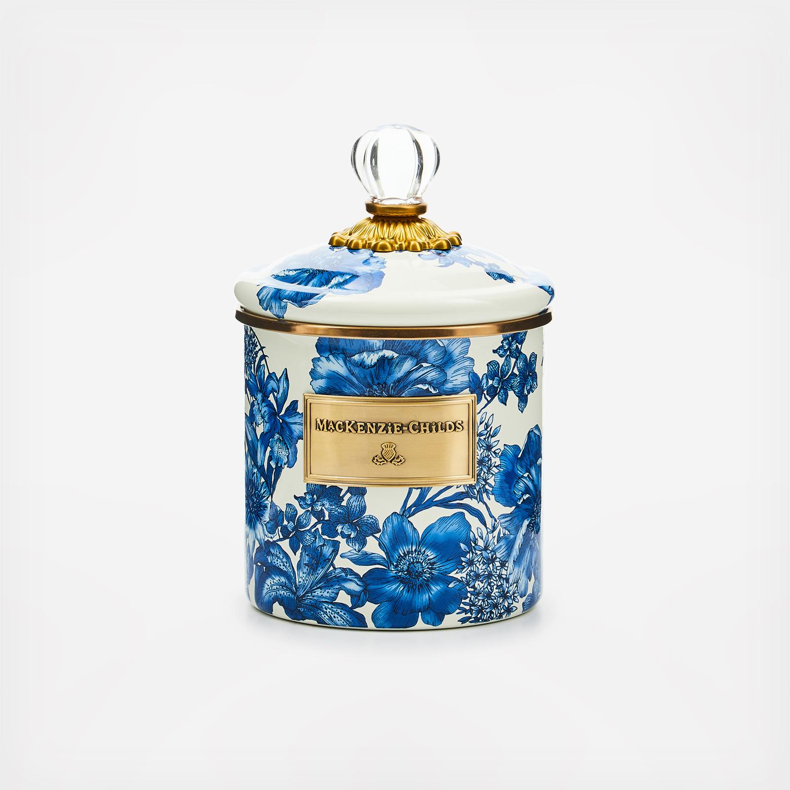 Royal English Garden Enamel Canister 17 Royal English Garden Enamel Canister