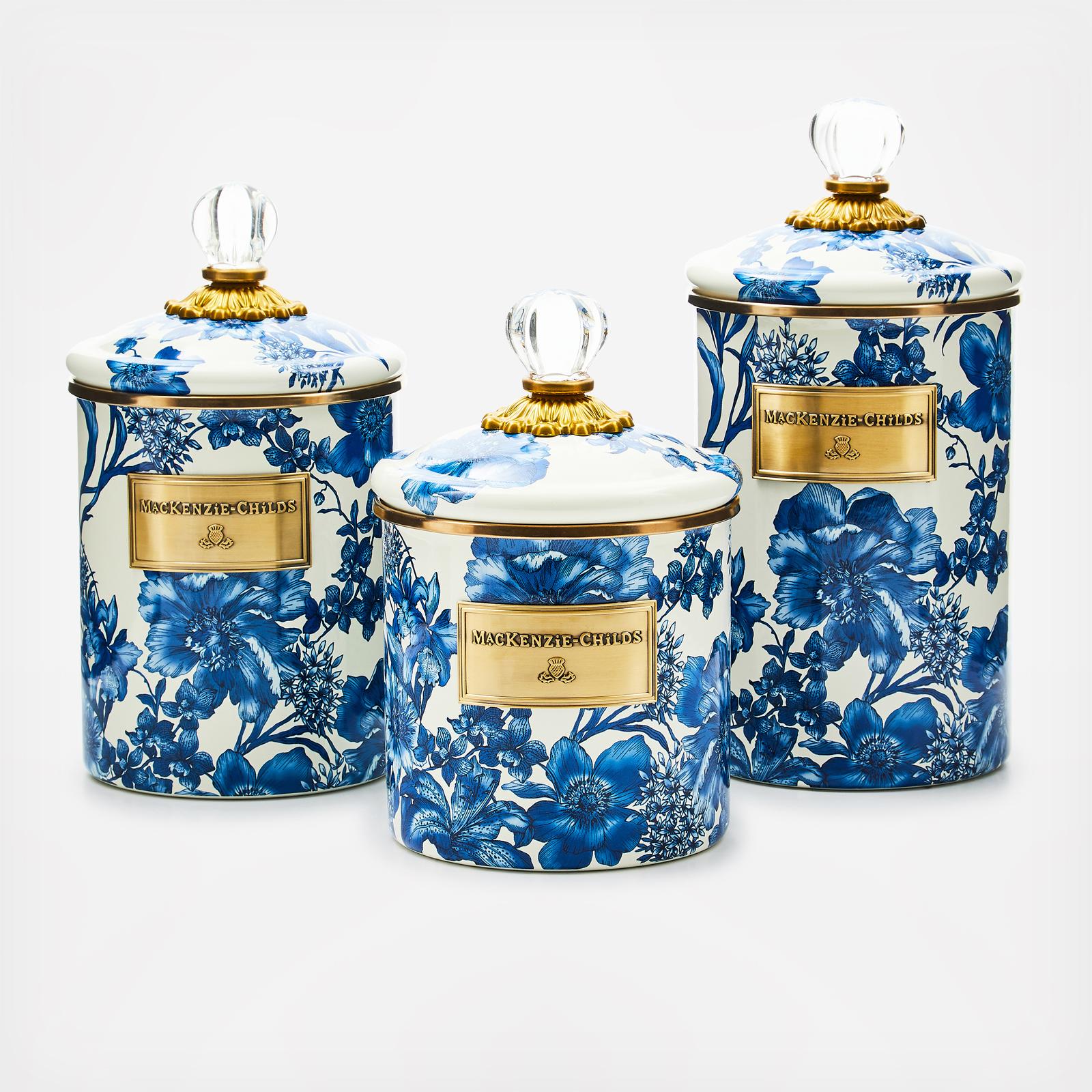 Royal English Garden Enamel Canister