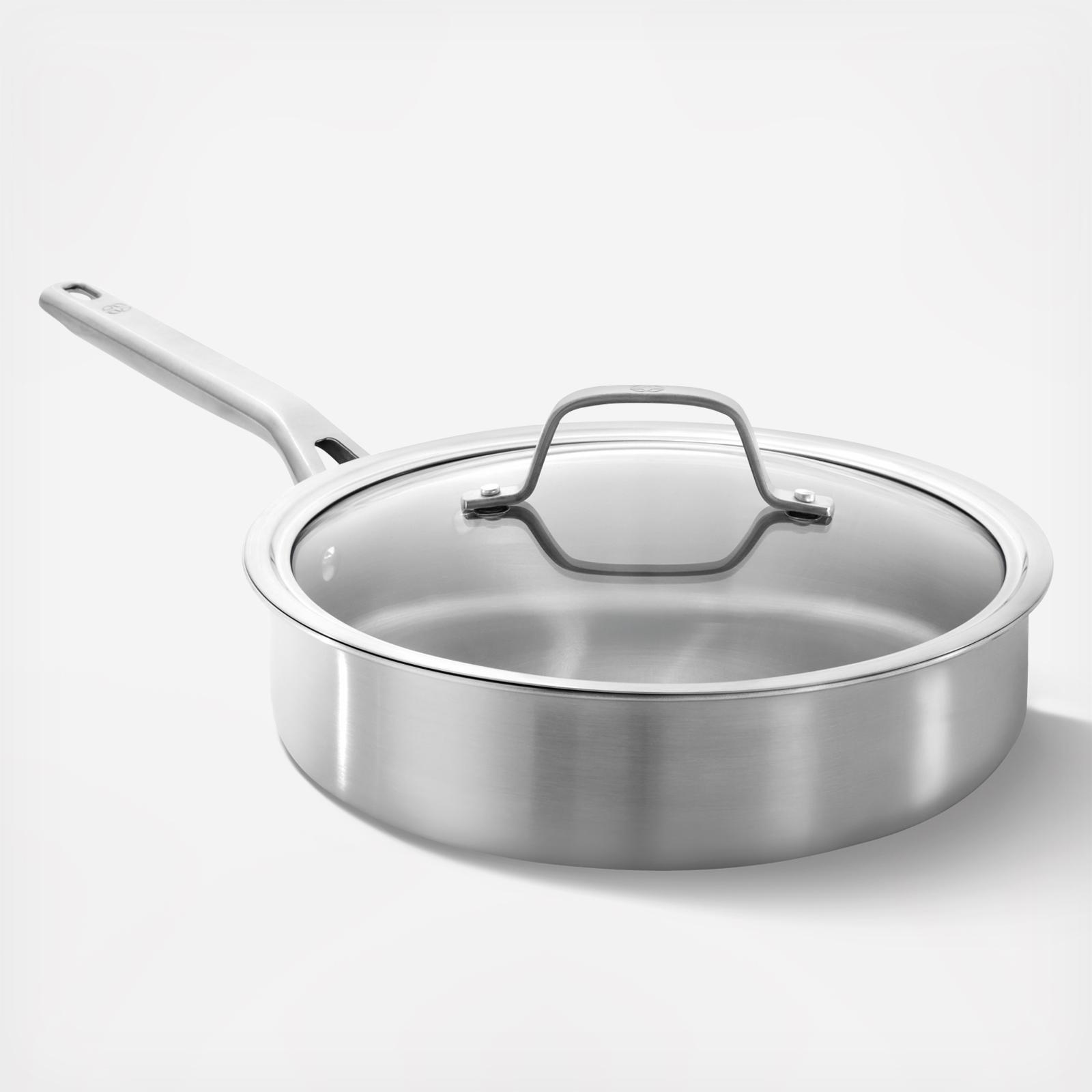 Stainless Steel Saute Pan with Lid 2 Stainless Steel Saute Pan with Lid
