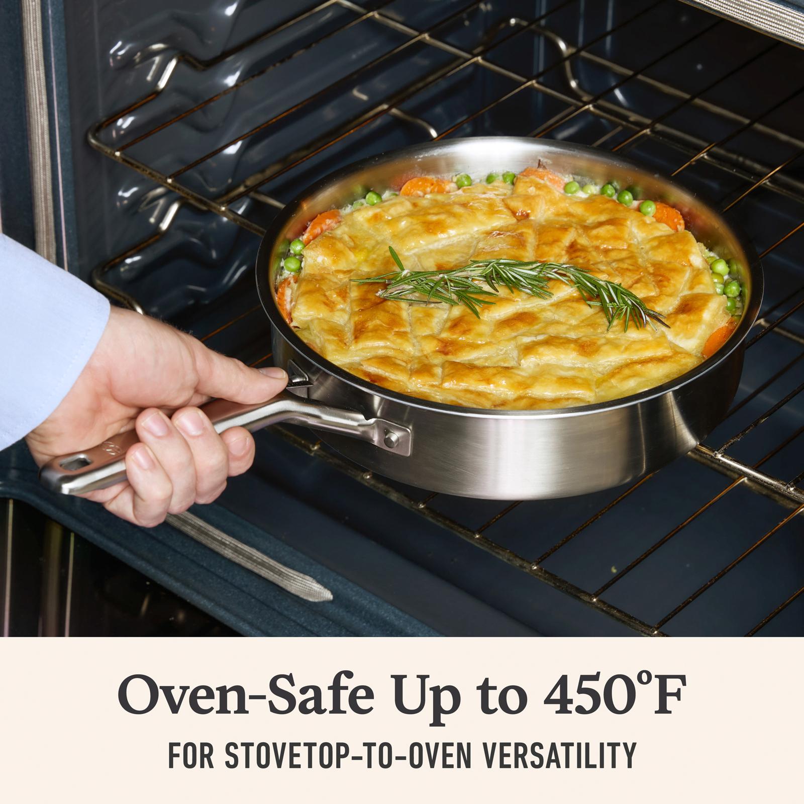 Stainless Steel Saute Pan with Lid 6 Stainless Steel Saute Pan with Lid