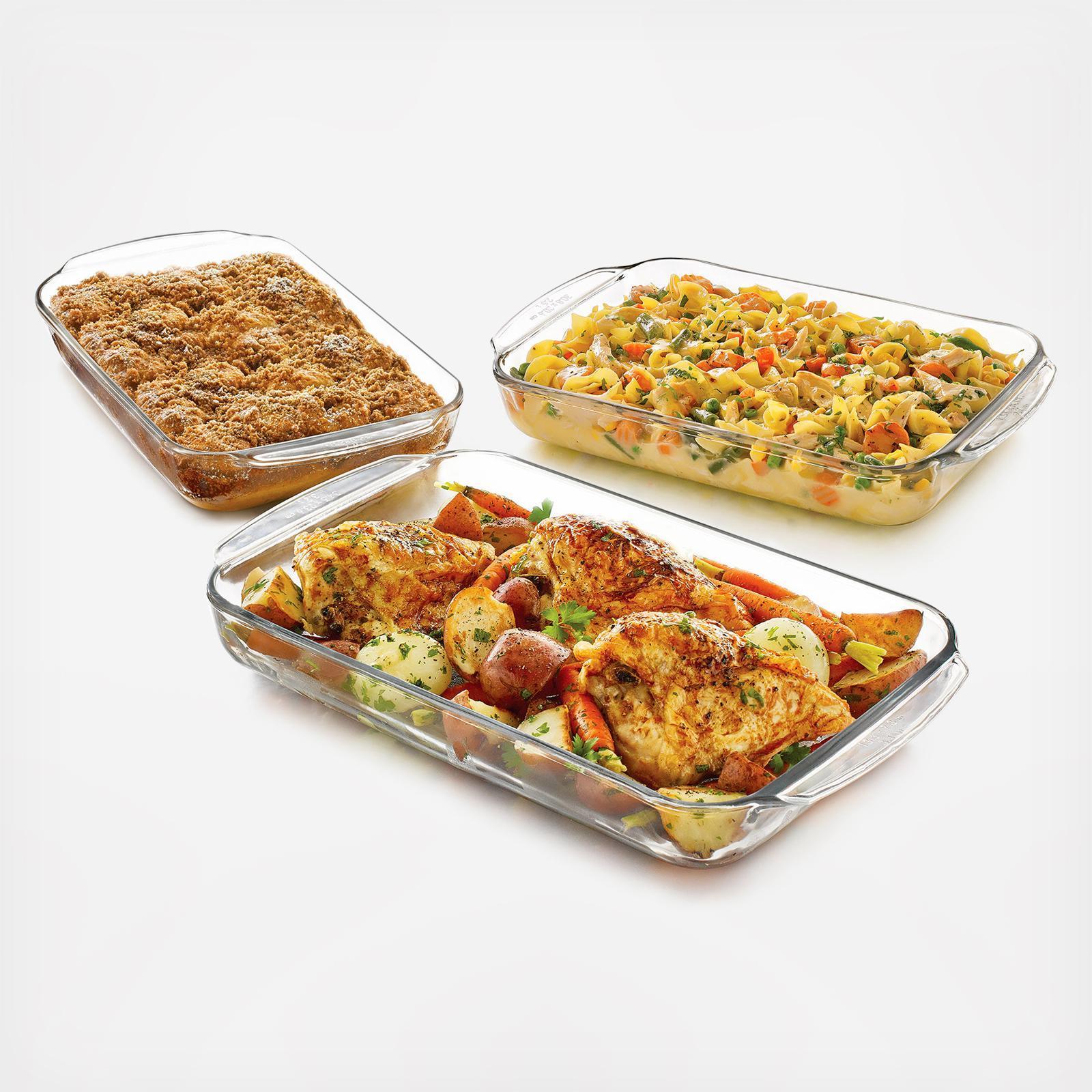 Baker's Basics 3-Piece Casserole Dish 13 Baker's Basics 3-Piece Casserole Dish