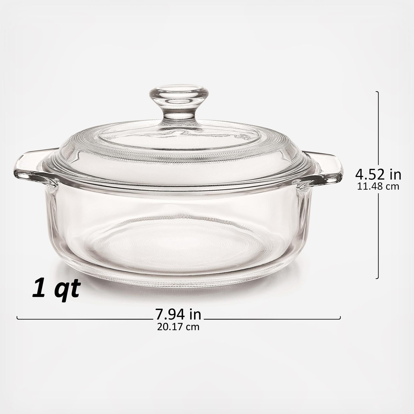 Baker's Basics Casserole Dish with Glass Cover, Set of 2 6 Baker's Basics Casserole Dish with Glass Cover, Set of 2