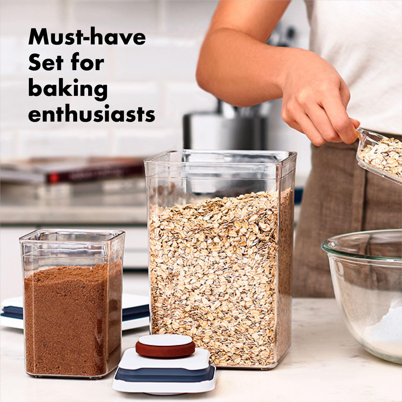 Good Grips 8-Piece Baking Essentials POP Container Set 3 Good Grips 8-Piece Baking Essentials POP Container Set