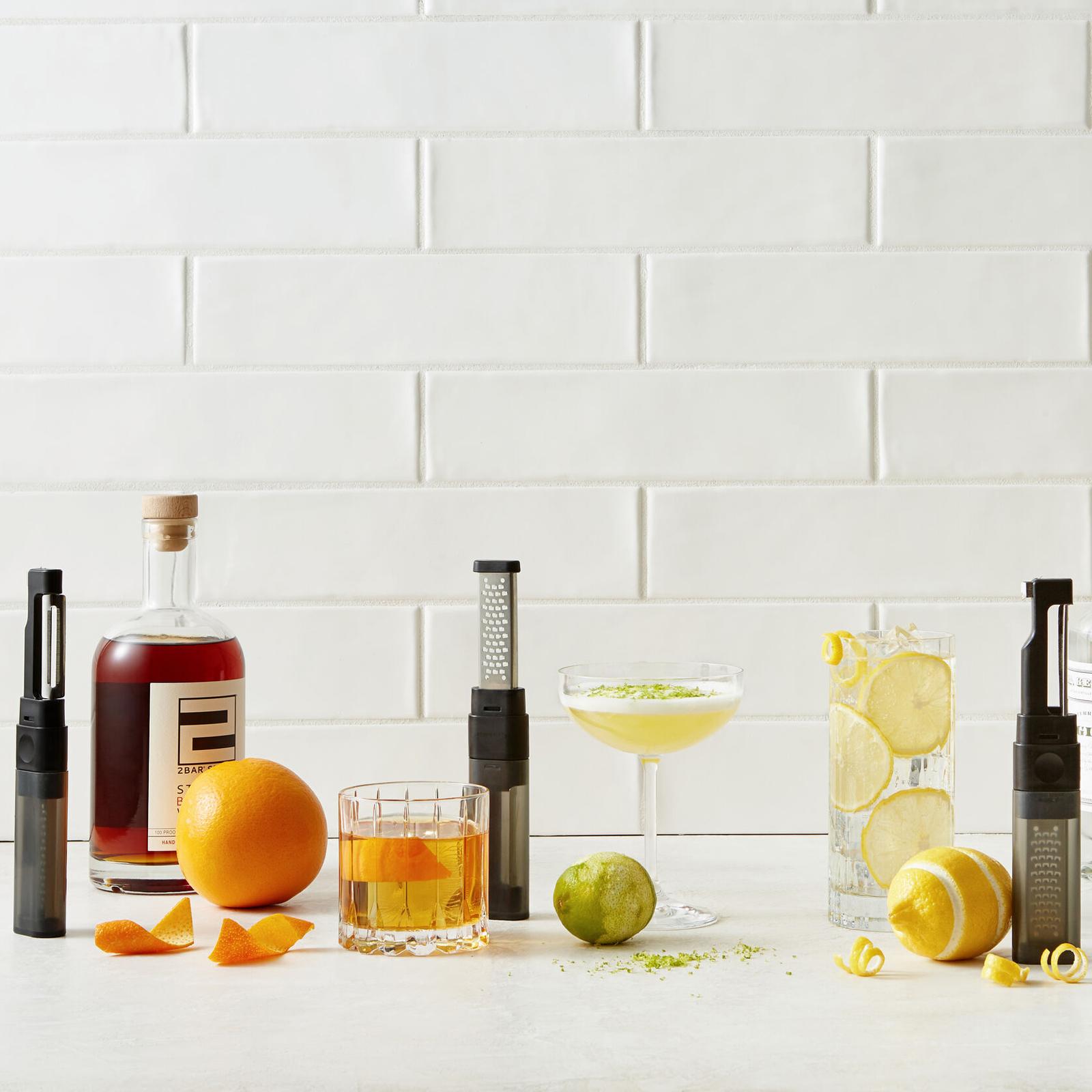3-In-1 Cocktail Garnish Tool 2 3-In-1 Cocktail Garnish Tool