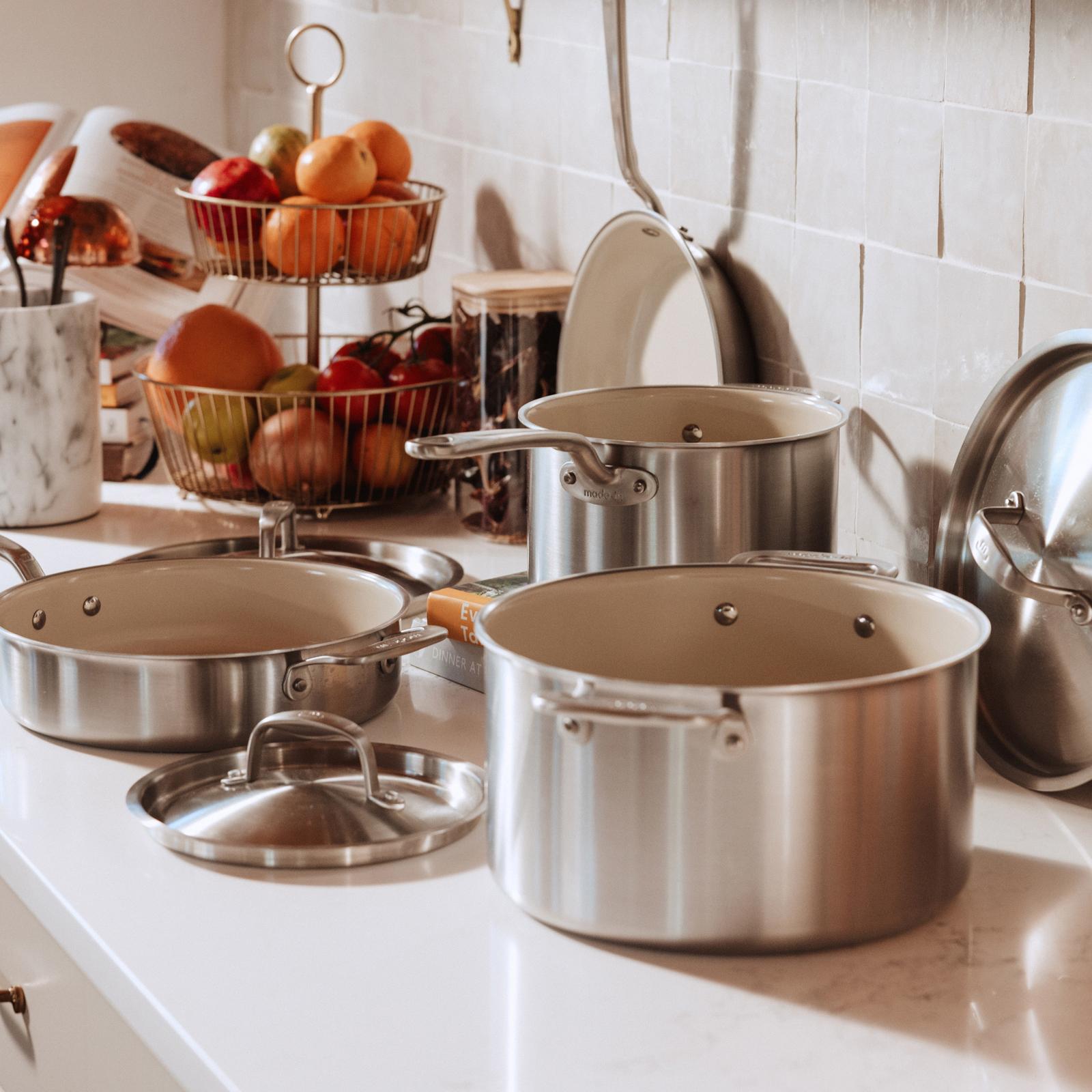 CeramiClad 7-Piece Cookware Set 10 CeramiClad 7-Piece Cookware Set