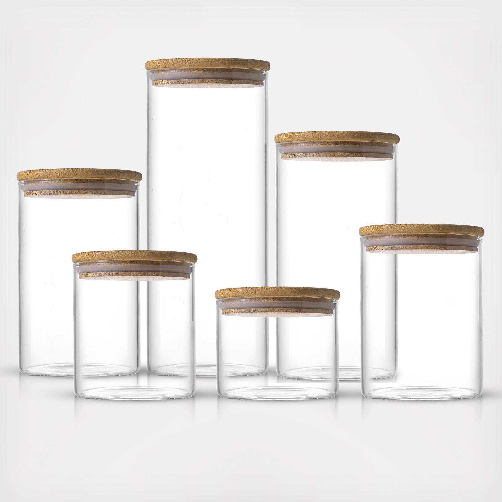 Joyful 6-Piece Storage Jar Set 5 Joyful 6-Piece Storage Jar Set