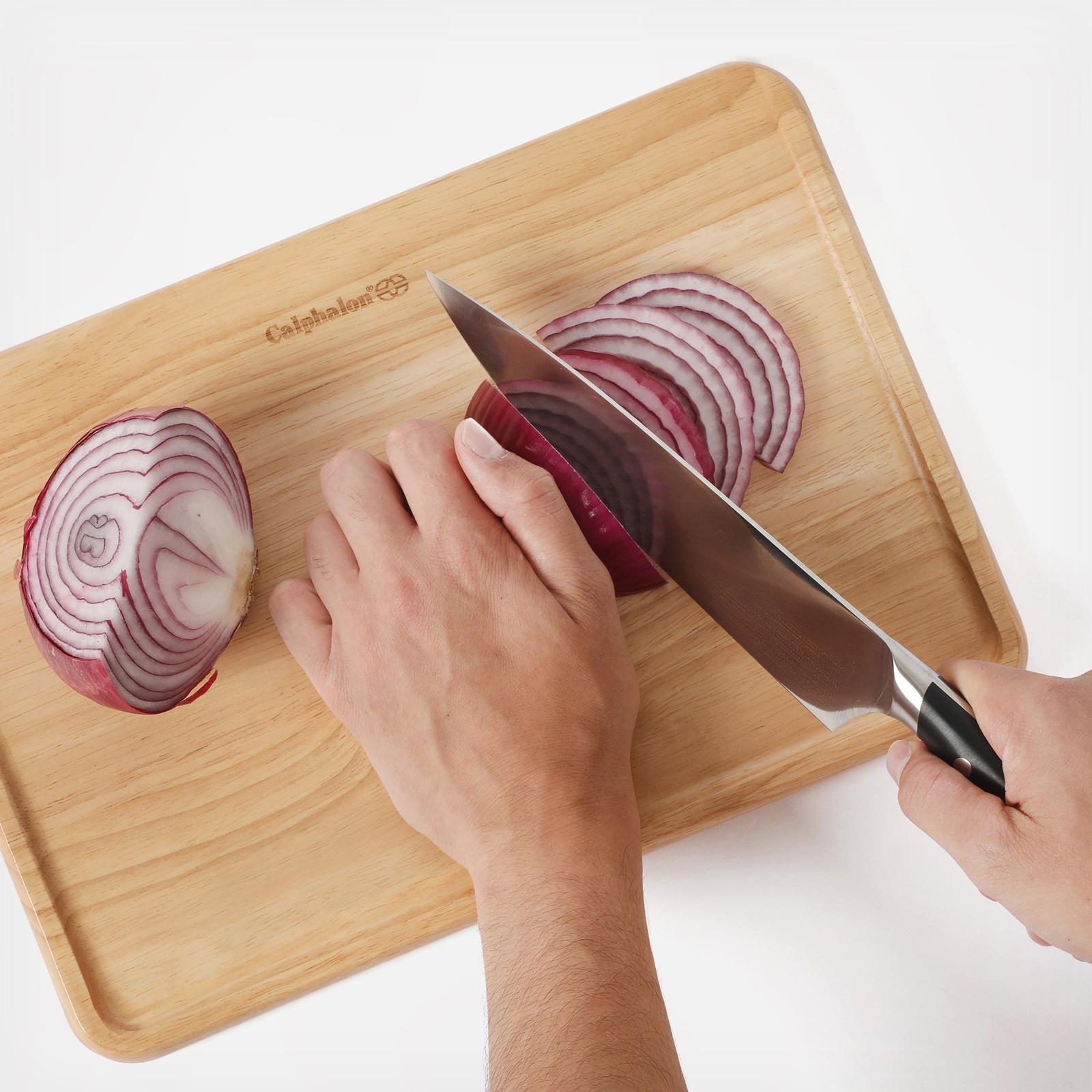 Edge Guard Rubber Wood Cutting Board 13 Edge Guard Rubber Wood Cutting Board