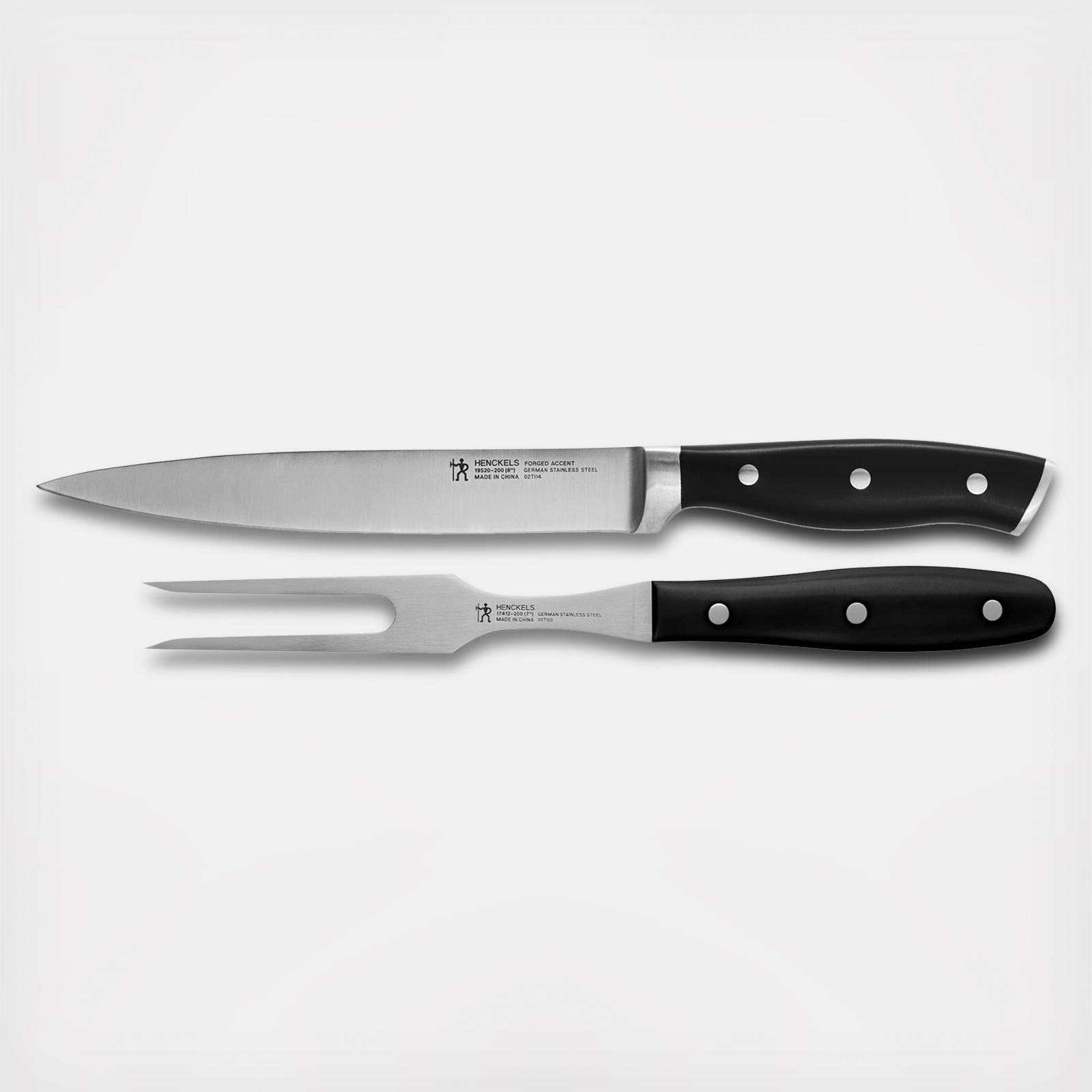 Forged Accent 2-Piece Carving Set