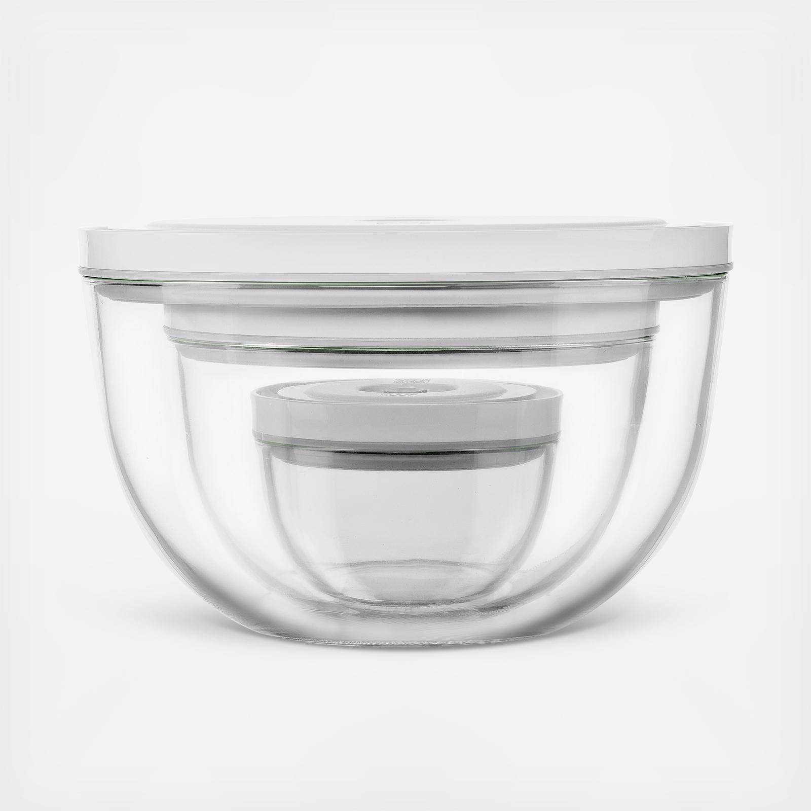 Fresh & Save 3-Piece Glass Vacuum Bowl Set 5 Fresh & Save 3-Piece Glass Vacuum Bowl Set