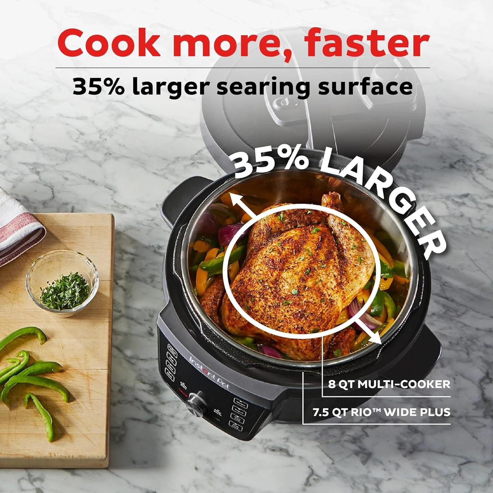 RIO Wide 7.5 Qt. Multicooker 2 RIO Wide 7.5 Qt. Multicooker