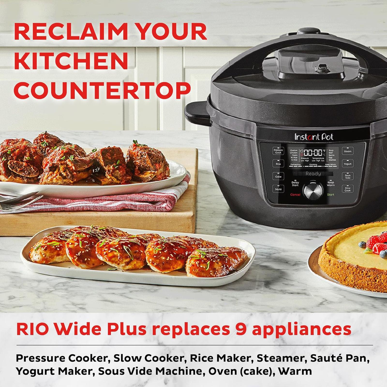 RIO Wide 7.5 Qt. Multicooker 3 RIO Wide 7.5 Qt. Multicooker