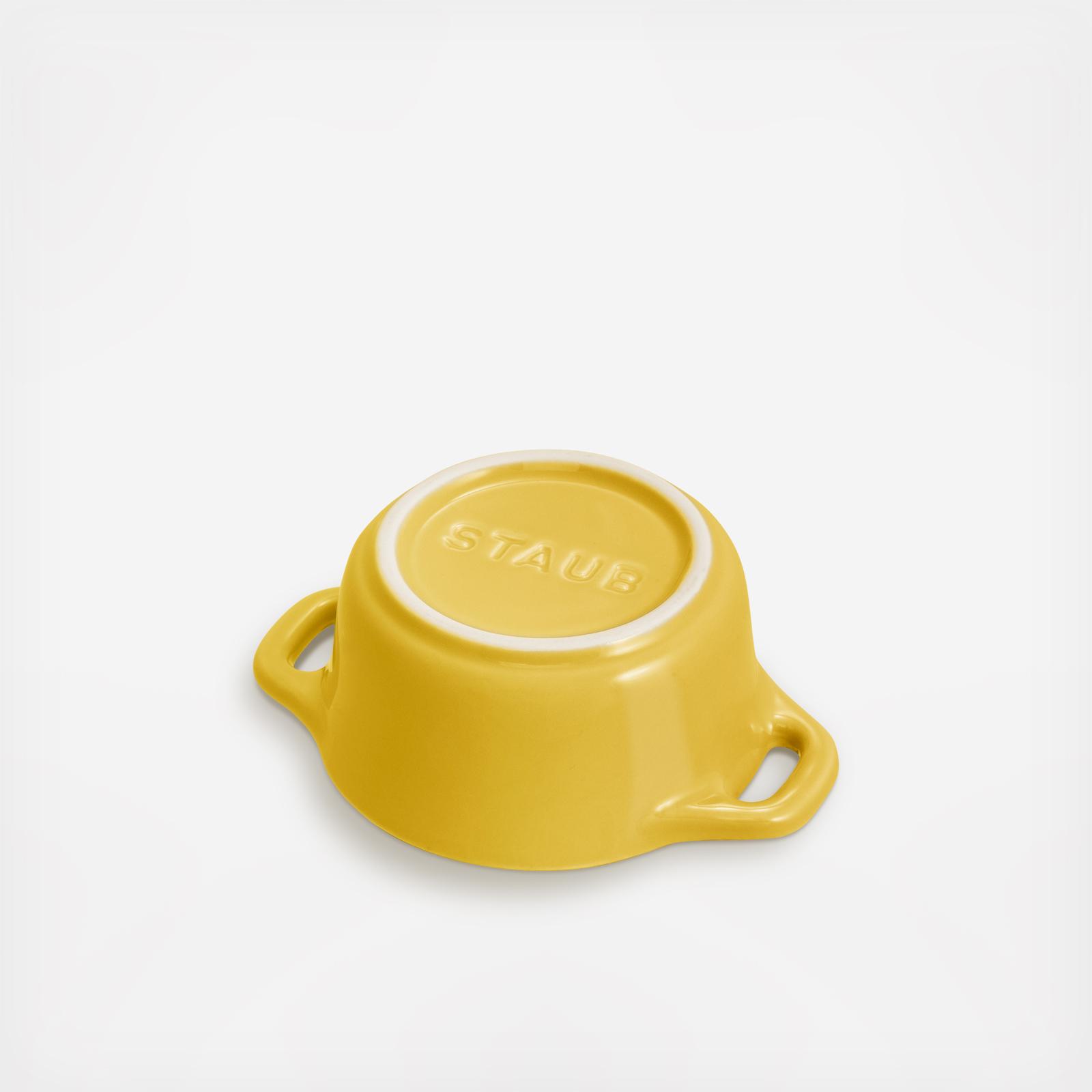 Rustic Mini Round Cocotte, Set of 3 8 Rustic Mini Round Cocotte, Set of 3