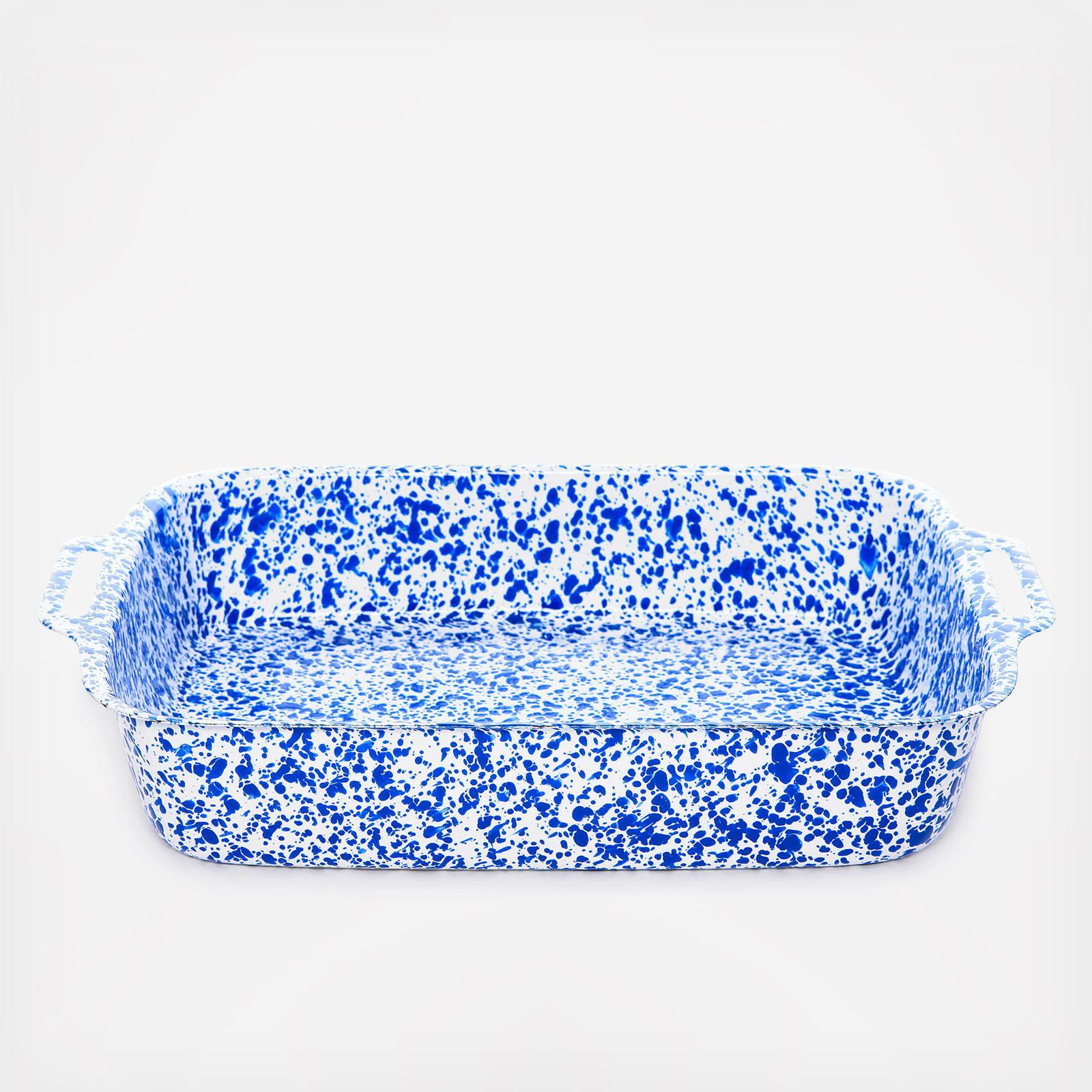 Splatter Enamelware Lasagna Pan
