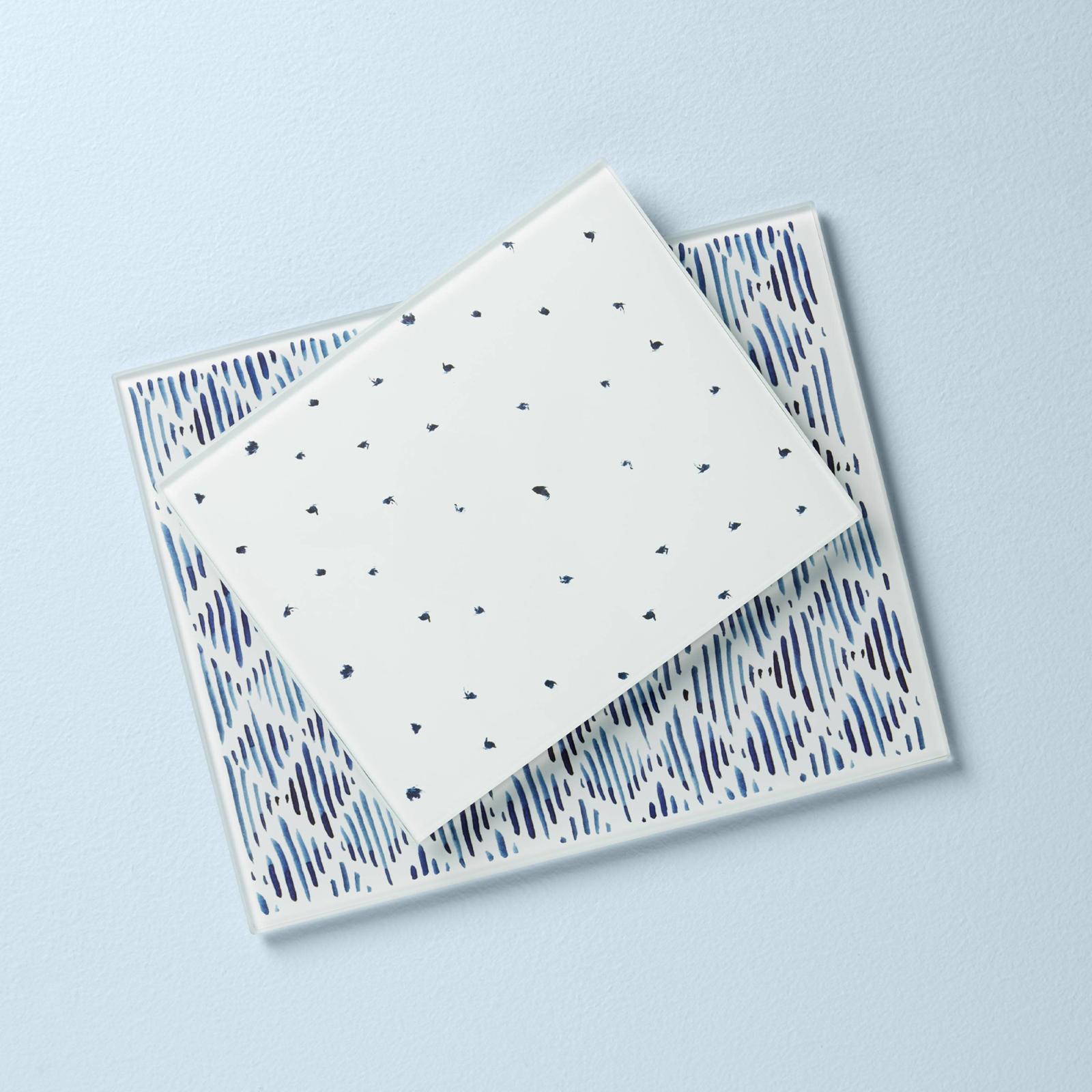 Blue Bay 2-Piece Glass Cutting Board Set 17 Blue Bay 2-Piece Glass Cutting Board Set