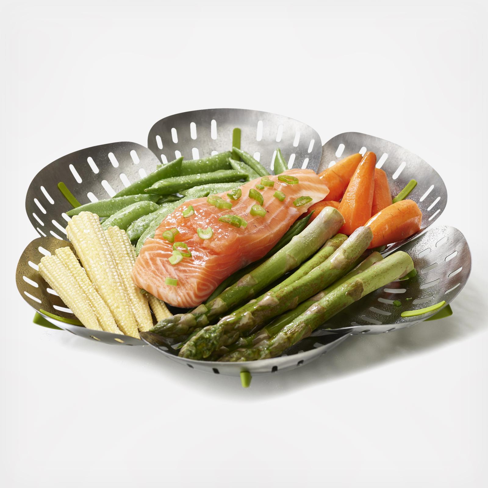 Bloom™ Stainless-Steel Folding Steamer Basket 8 Bloom™ Stainless-Steel Folding Steamer Basket