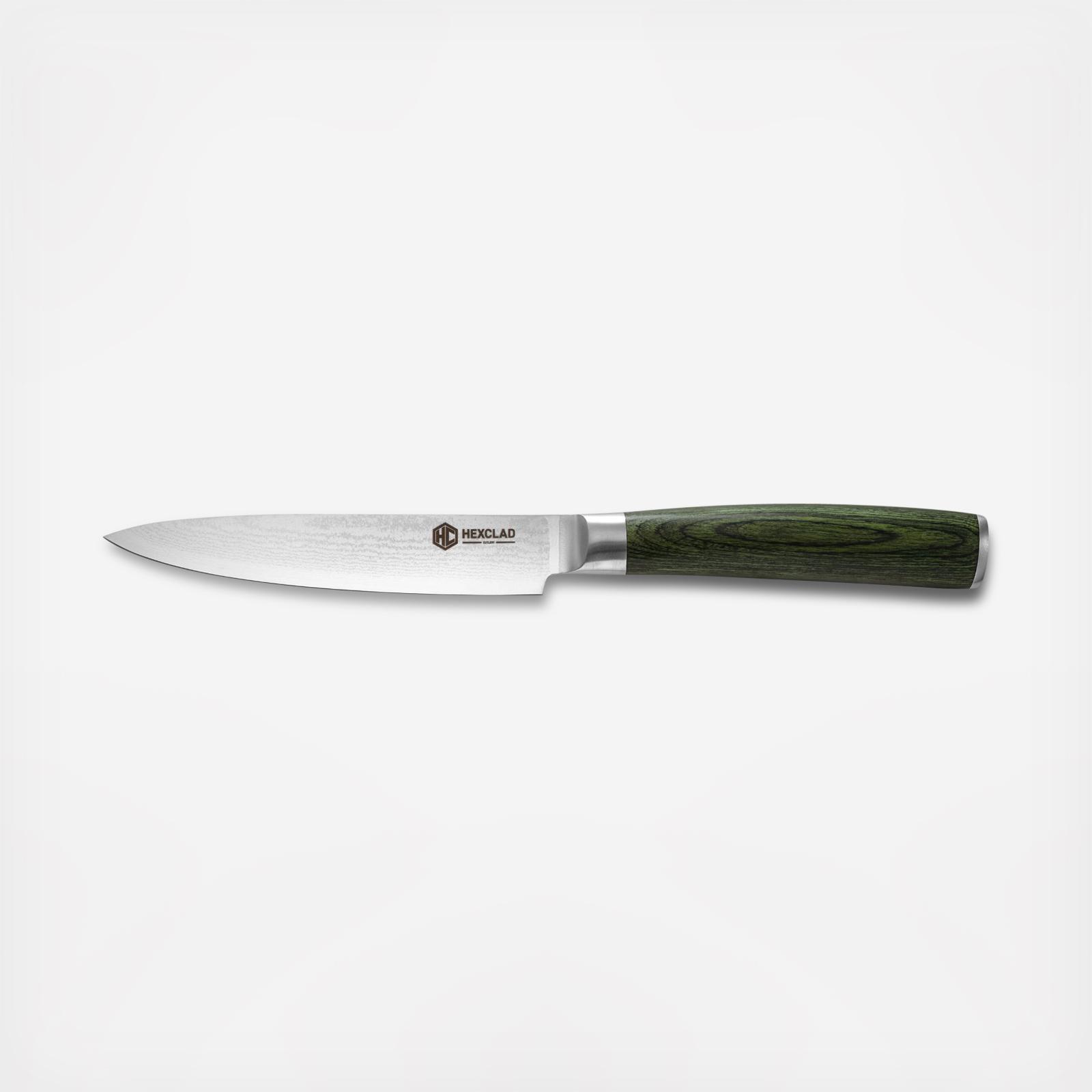Damascus Steel Utility Knife 2 Damascus Steel Utility Knife