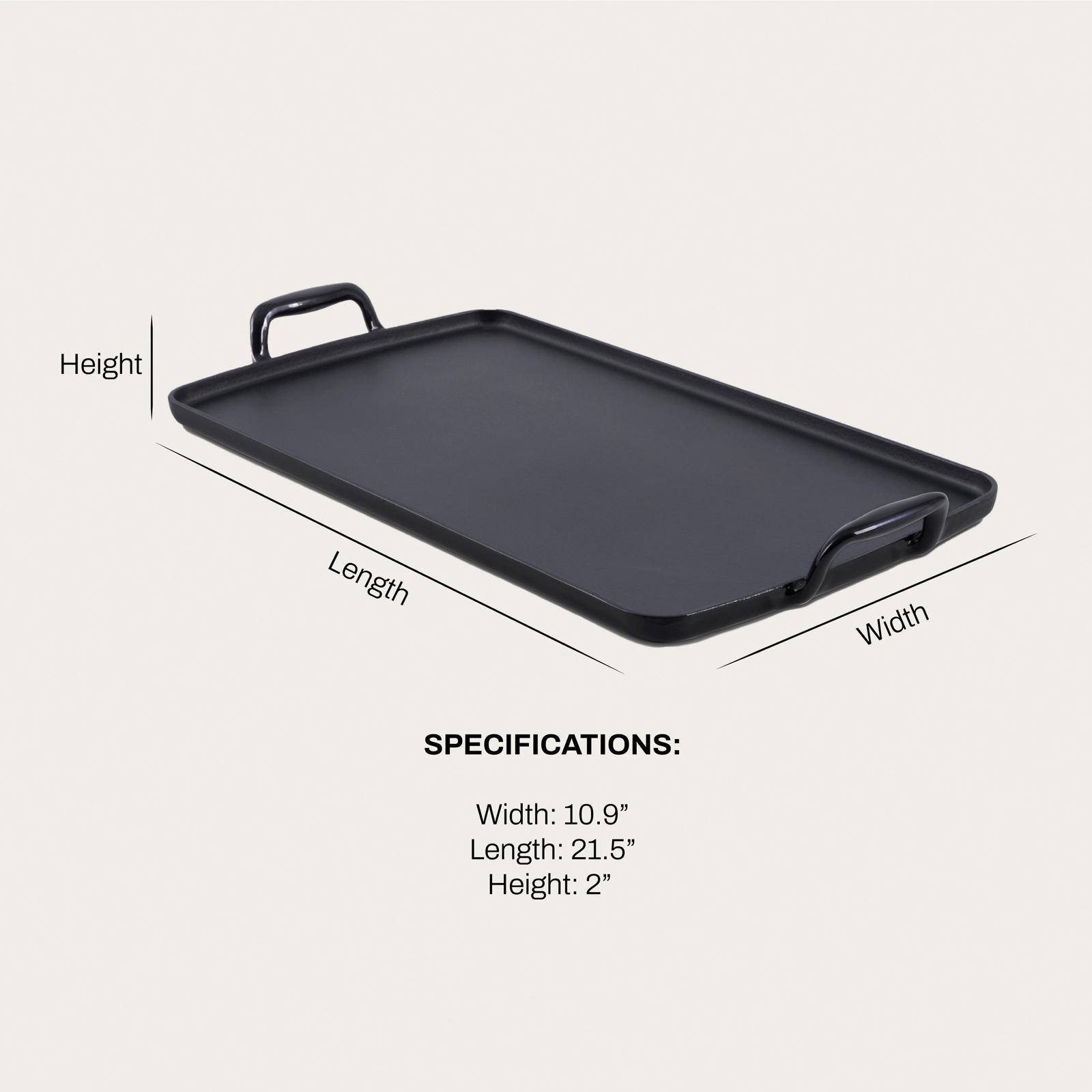 Enameled Cast Iron Plancha 8 Enameled Cast Iron Plancha