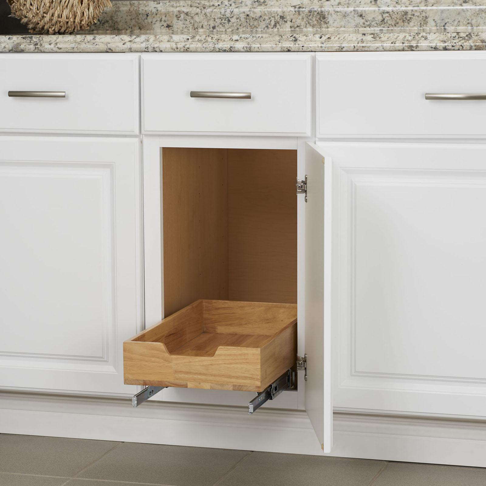 Glidez 1-Tier Sliding Cabinet Organizer 2 Glidez 1-Tier Sliding Cabinet Organizer