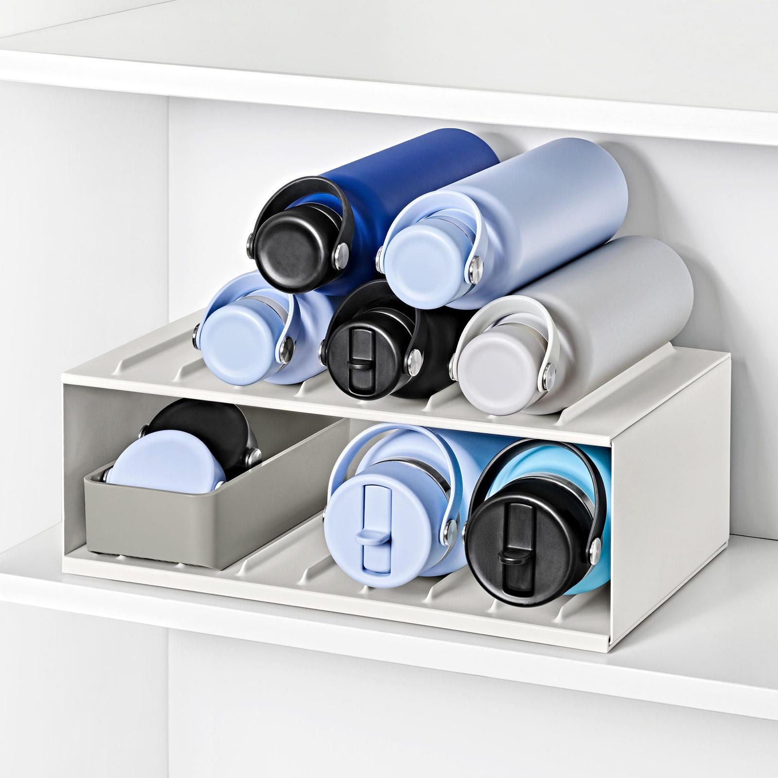 Good Grips Water Bottle Organizer with Accessory Bin 17 Good Grips Water Bottle Organizer with Accessory Bin