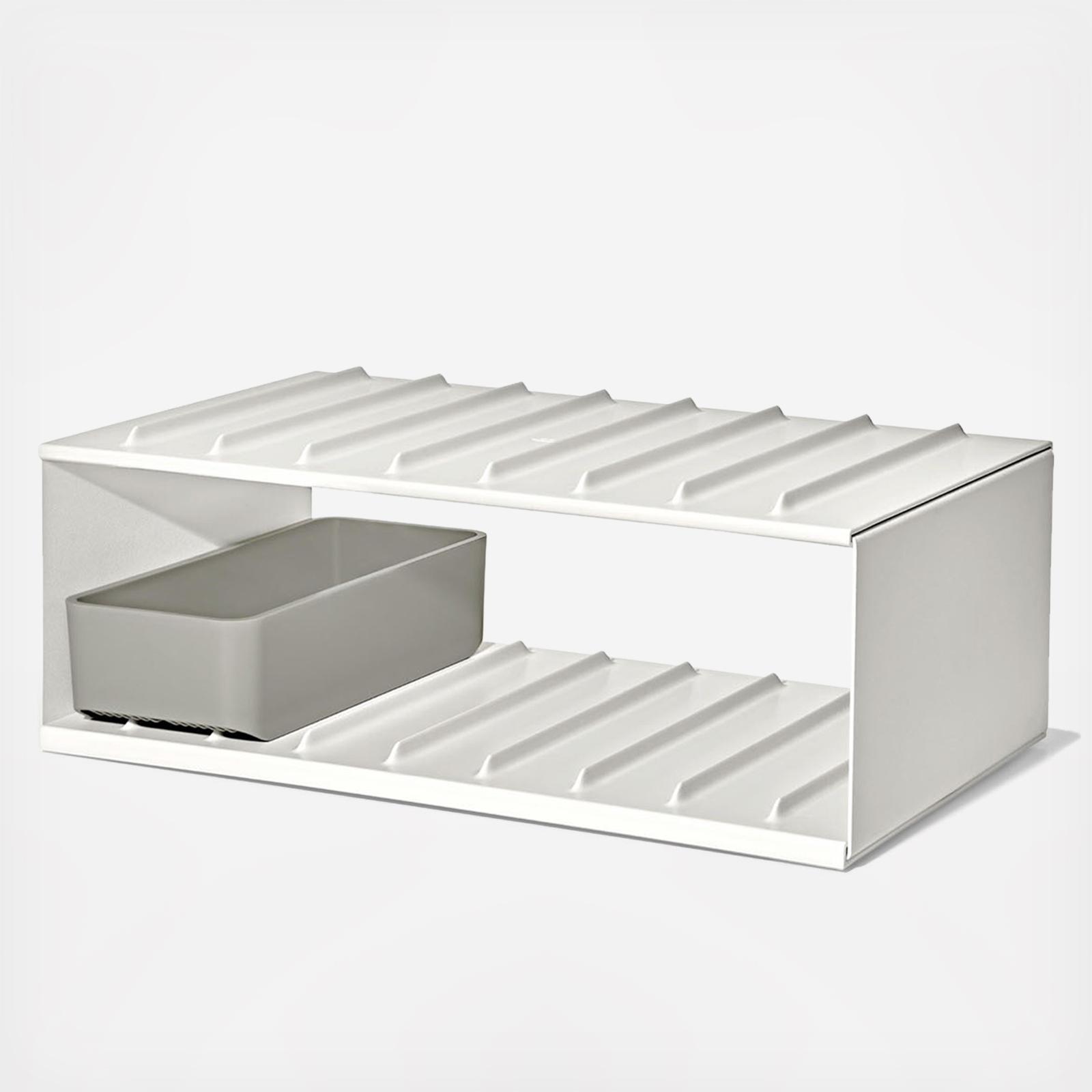 Good Grips Water Bottle Organizer with Accessory Bin 2 Good Grips Water Bottle Organizer with Accessory Bin