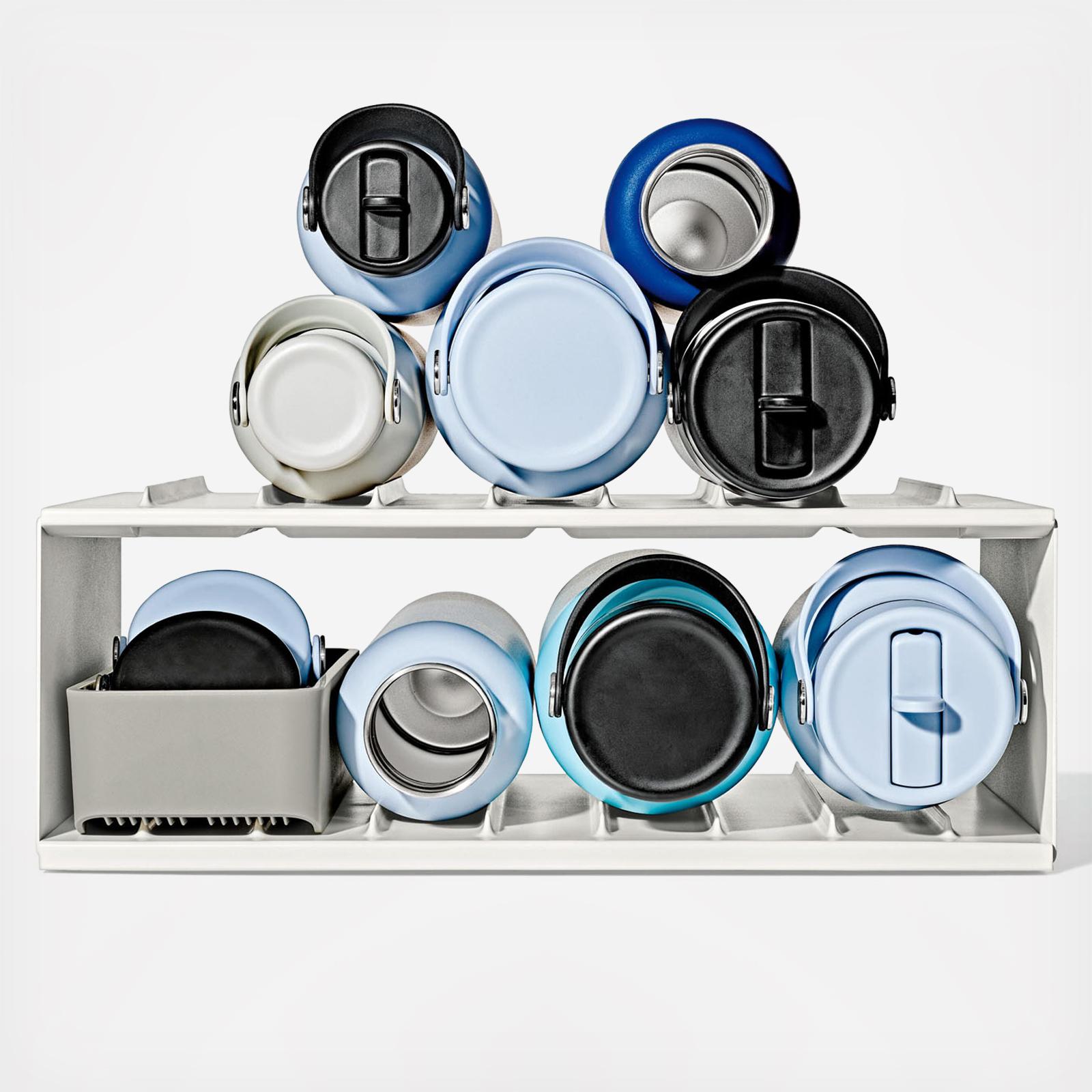 Good Grips Water Bottle Organizer with Accessory Bin 5 Good Grips Water Bottle Organizer with Accessory Bin