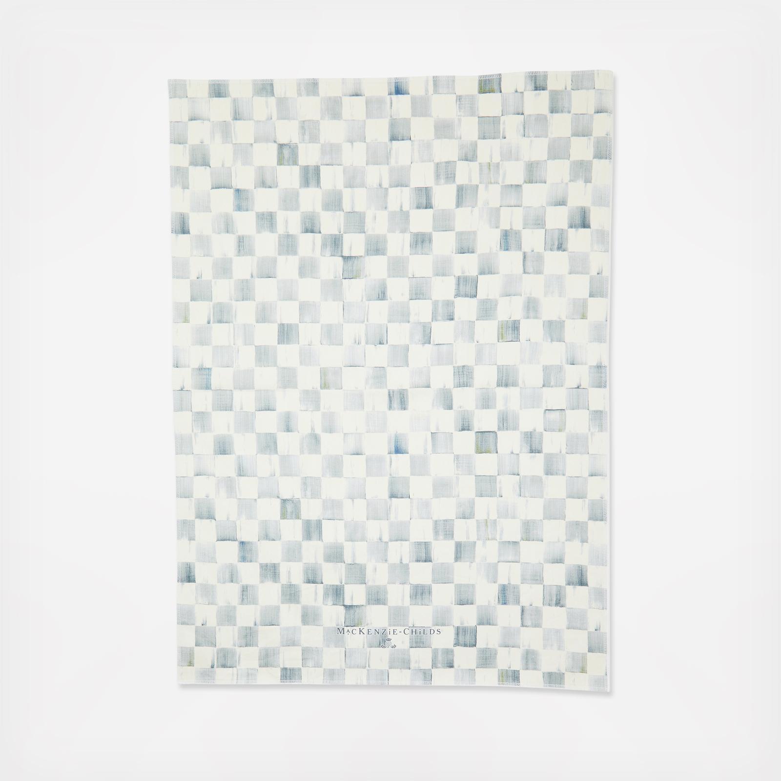 Sterling Check Cotton Dish Towel, Set of 2 2 Sterling Check Cotton Dish Towel, Set of 2