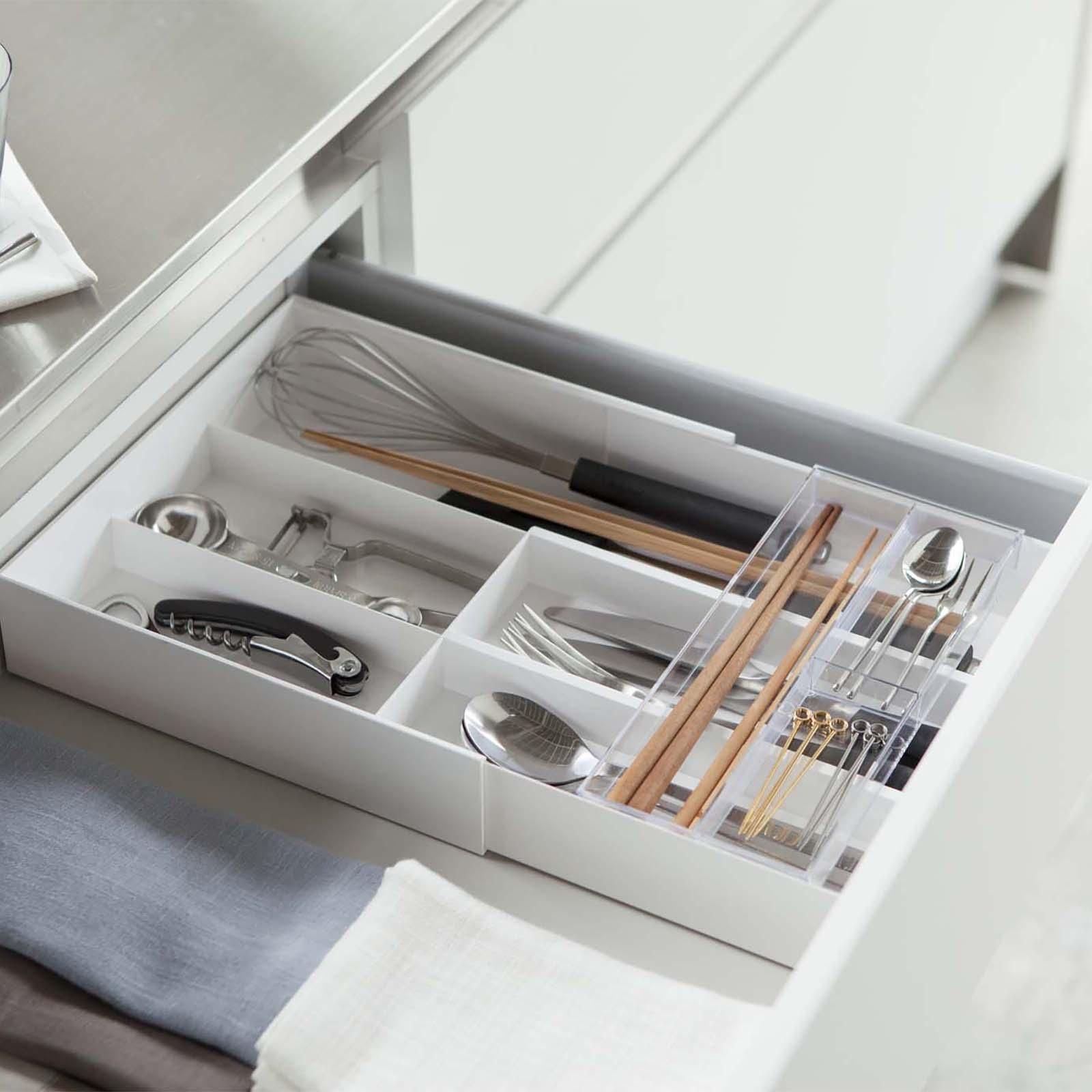Tower Expandable Cutlery Drawer Organizer 4 Tower Expandable Cutlery Drawer Organizer