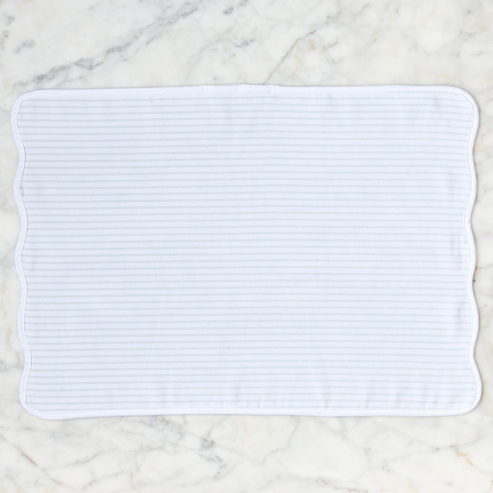 Scalloped Stripe Kitchen Towel, Set of 2 2 Scalloped Stripe Kitchen Towel, Set of 2