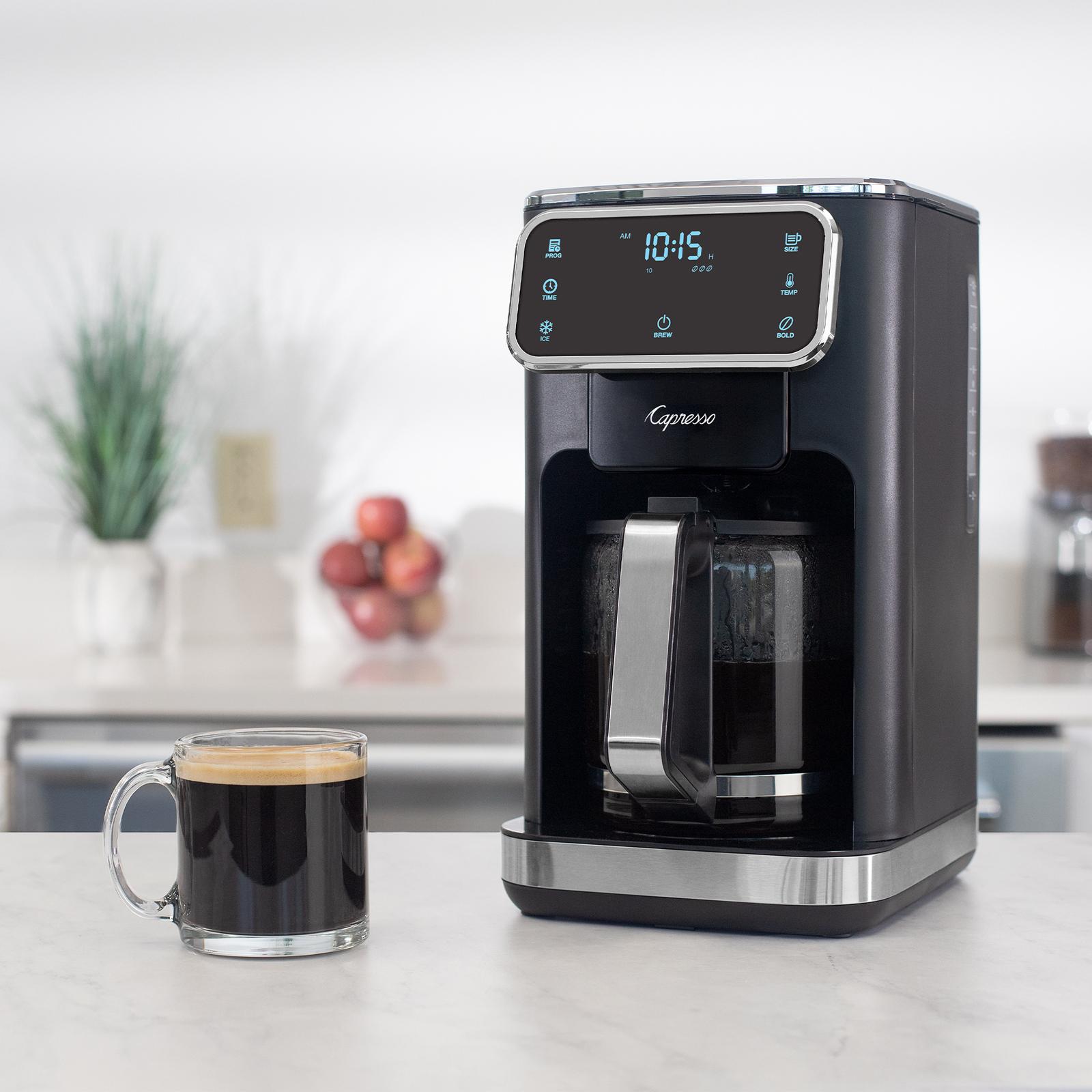 Touchscreen Coffee Maker with Glass Carafe 1 Touchscreen Coffee Maker with Glass Carafe