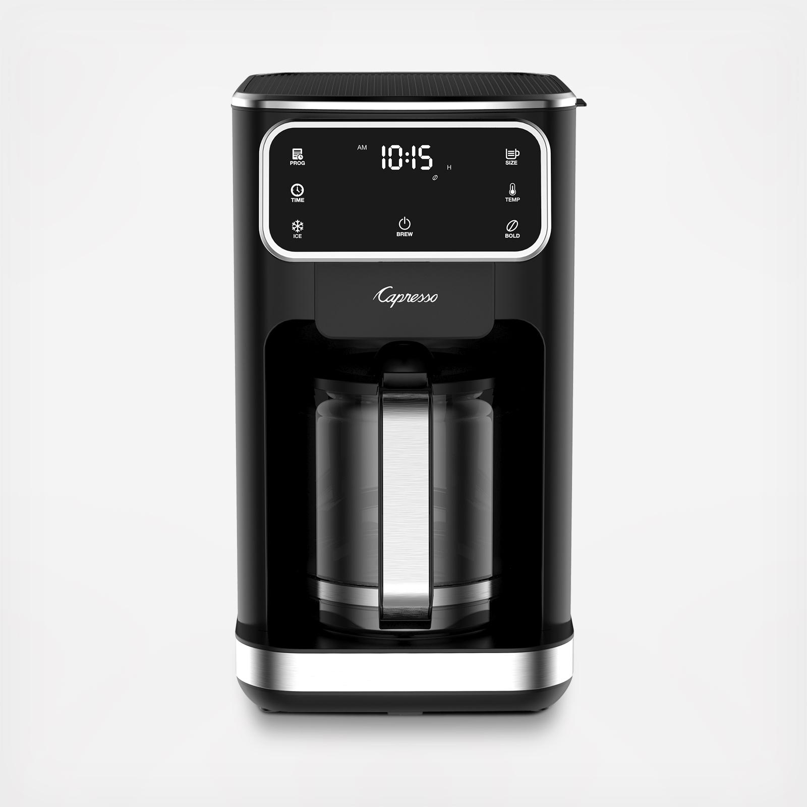 Touchscreen Coffee Maker with Glass Carafe 8 Touchscreen Coffee Maker with Glass Carafe