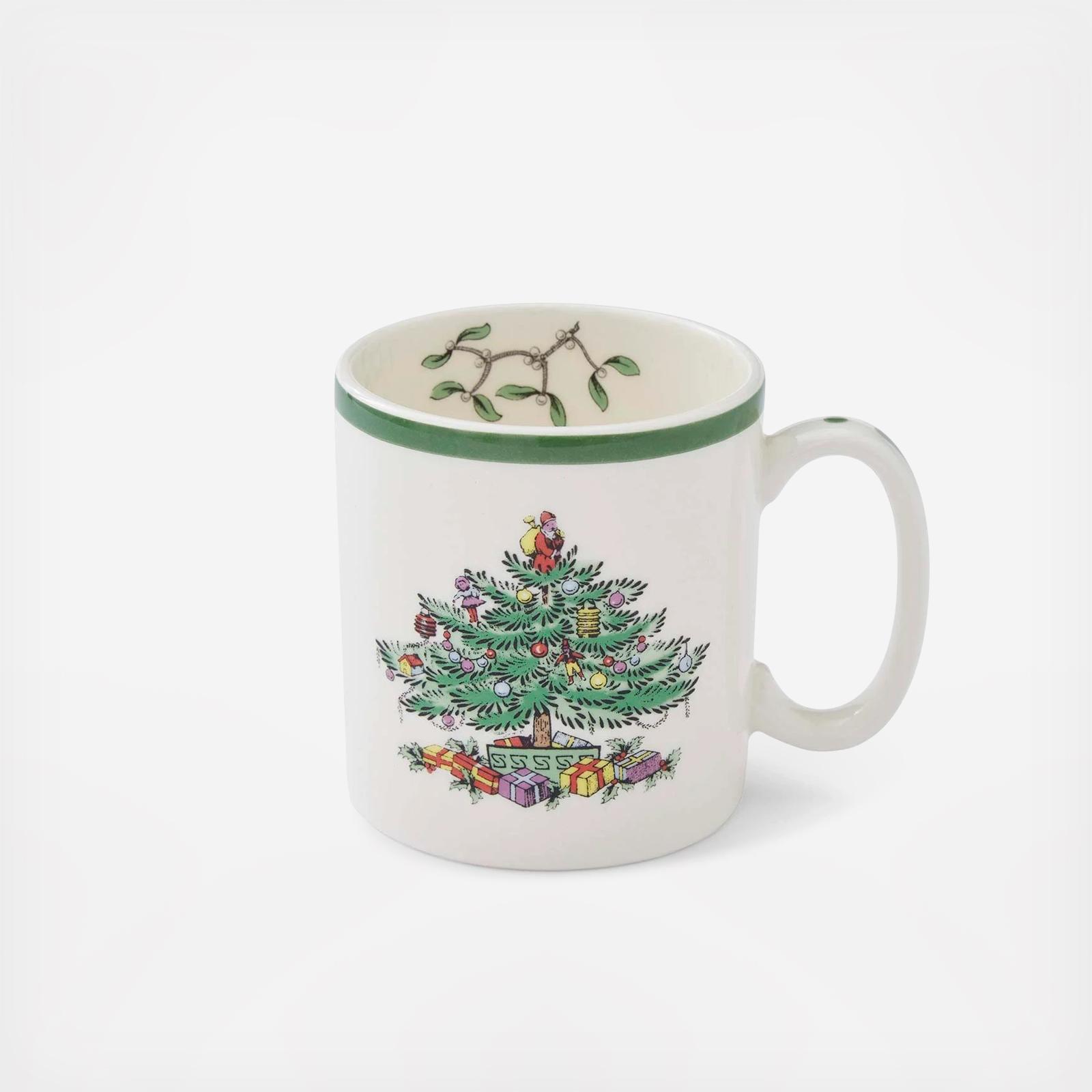 Christmas Tree Coffee Mug, Set of 4 4 Christmas Tree Coffee Mug, Set of 4