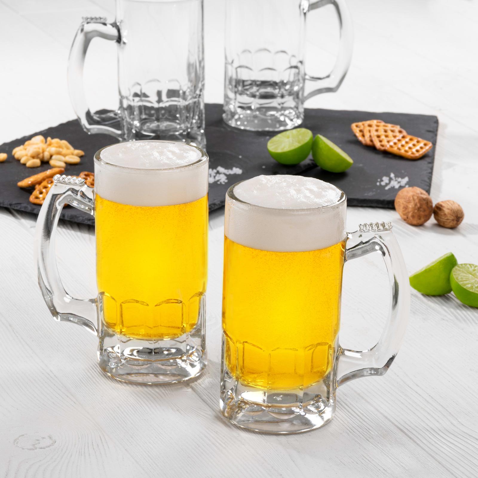 Craft Brews Glass Beer Mug, Set of 4 7 Craft Brews Glass Beer Mug, Set of 4