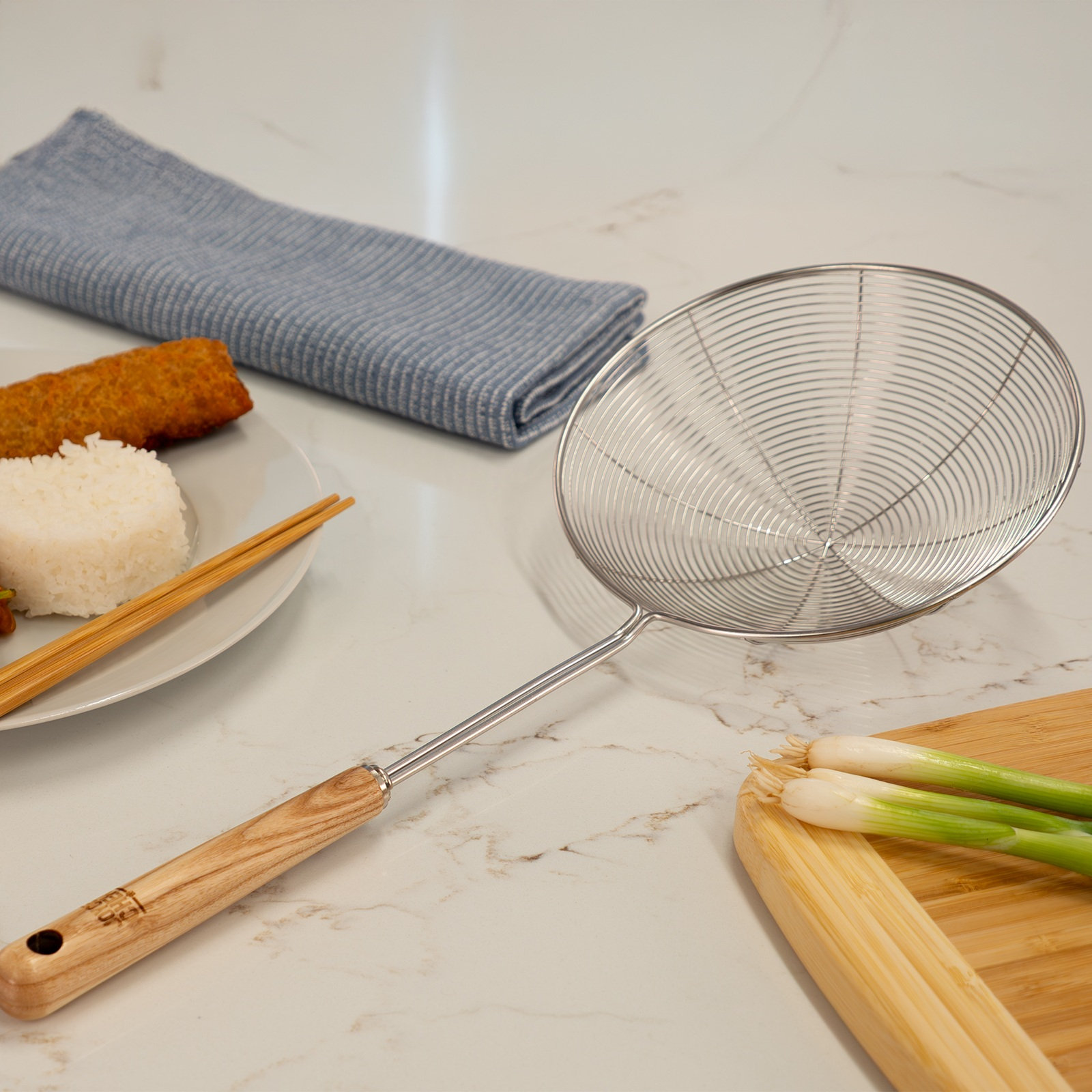 Deluxe Stainless Steel Spider Strainer 1 Deluxe Stainless Steel Spider Strainer
