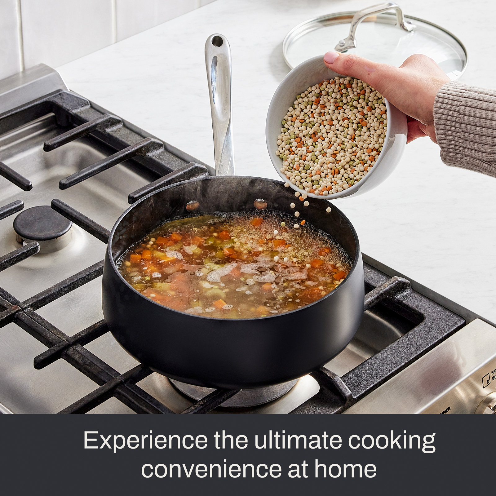 HA1 Expert Nonstick Sauce Pan with Lid