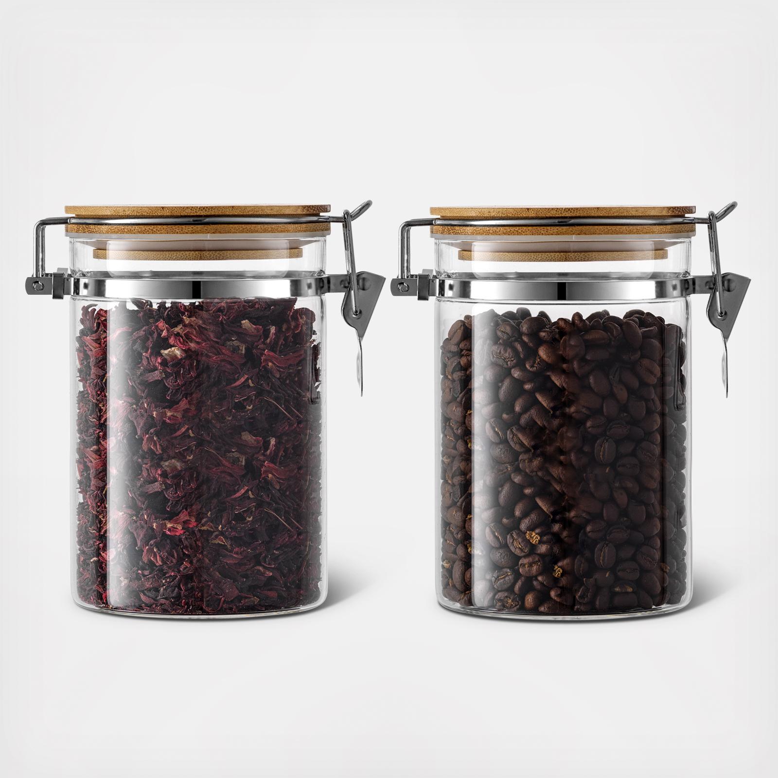 Joyful Storage Jar, Set of 2 4 Joyful Storage Jar, Set of 2