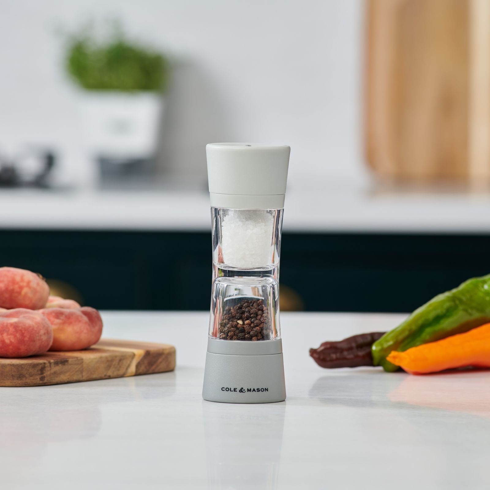 Lincoln Duo Salt & Pepper Mill Grinder Set 4 Lincoln Duo Salt & Pepper Mill Grinder Set