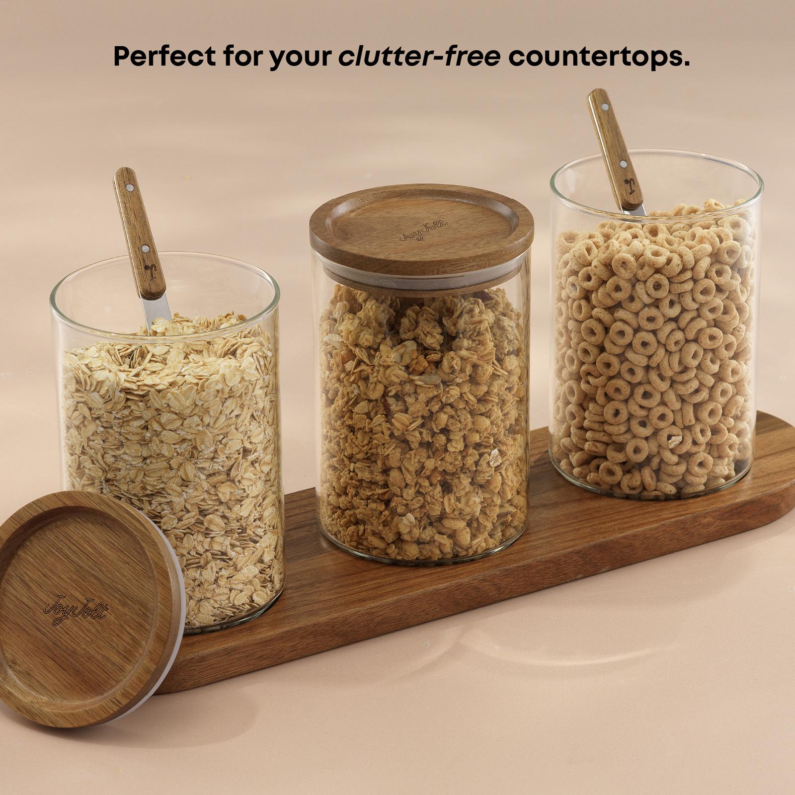 Holden 7-Piece Stackable Storage Canister & Scoop Set