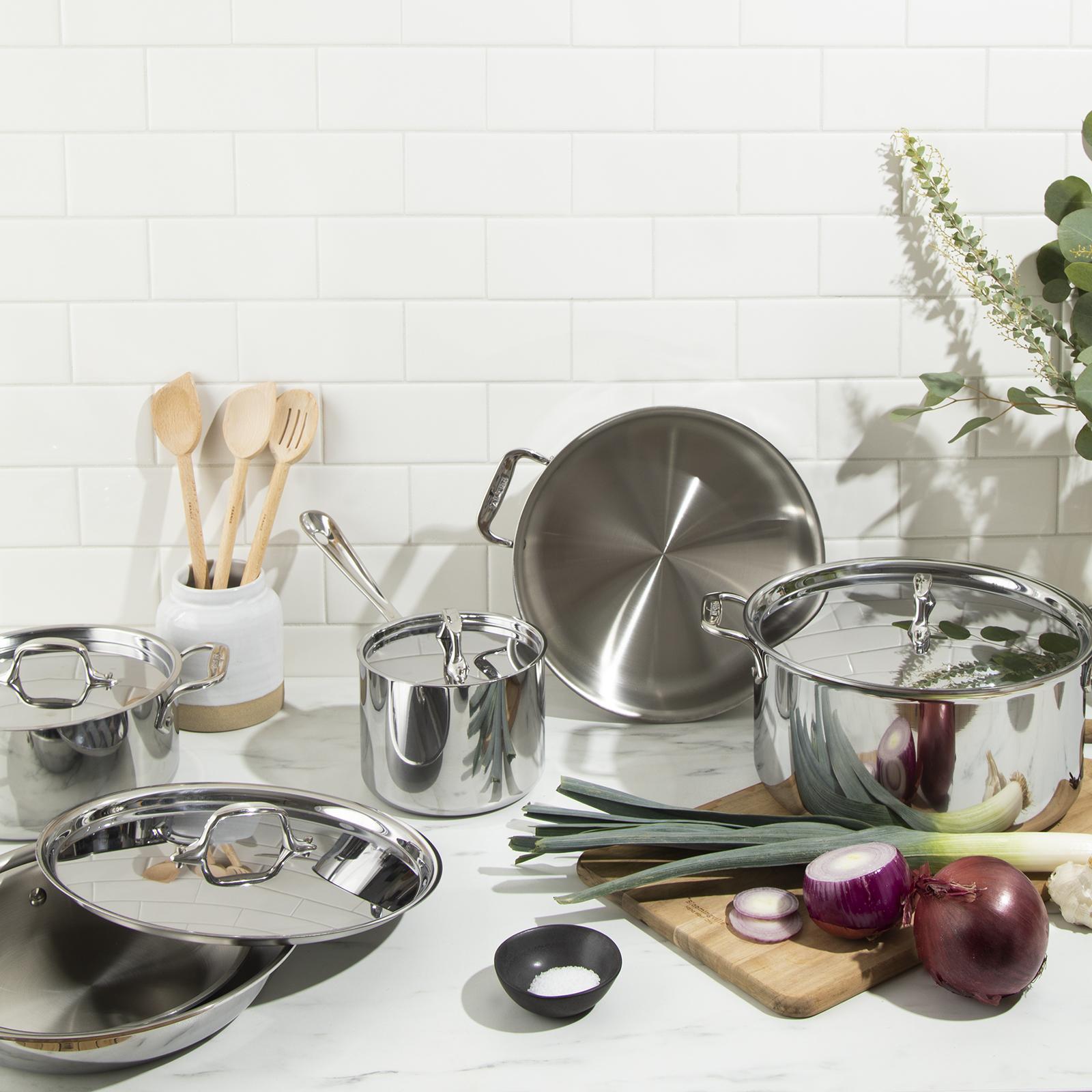 d3 Cookware Set, Tri-Ply 10 Piece 7 d3 Cookware Set, Tri-Ply 10 Piece