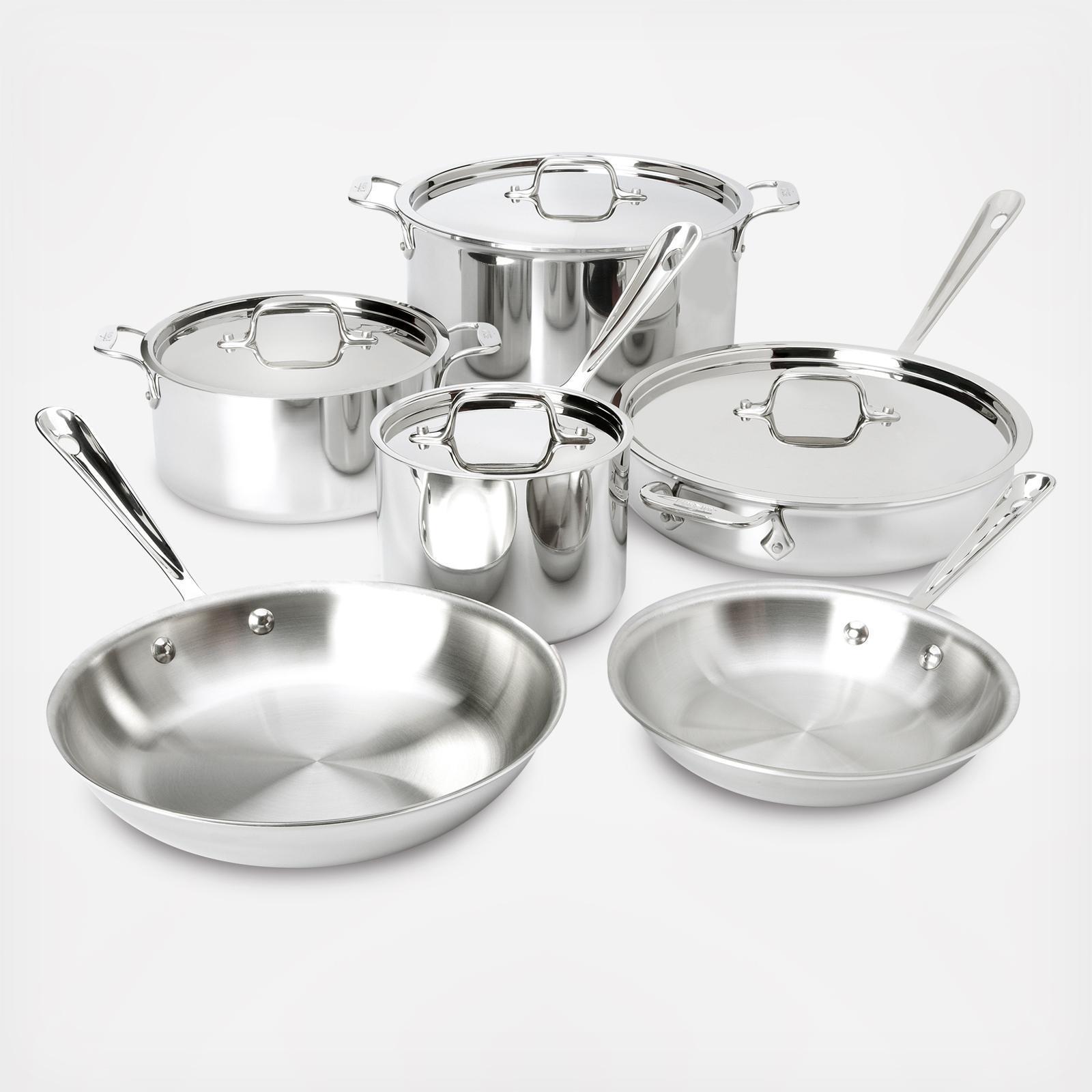 d3 Cookware Set, Tri-Ply 10 Piece