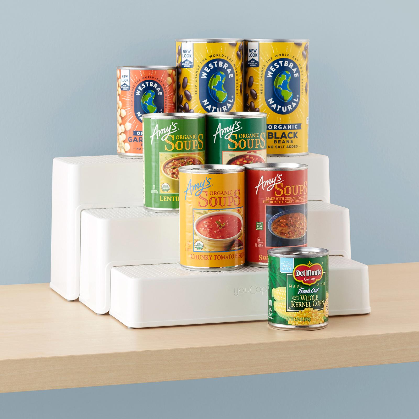 Shelfsteps 3-Shelf Can Organizer 1 Shelfsteps 3-Shelf Can Organizer