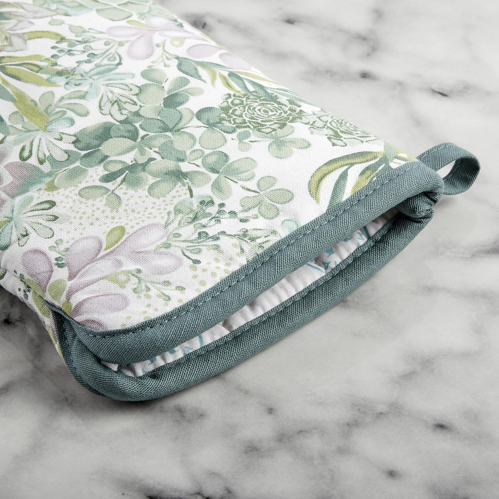 Succulents Oven Mitt, Set of 2