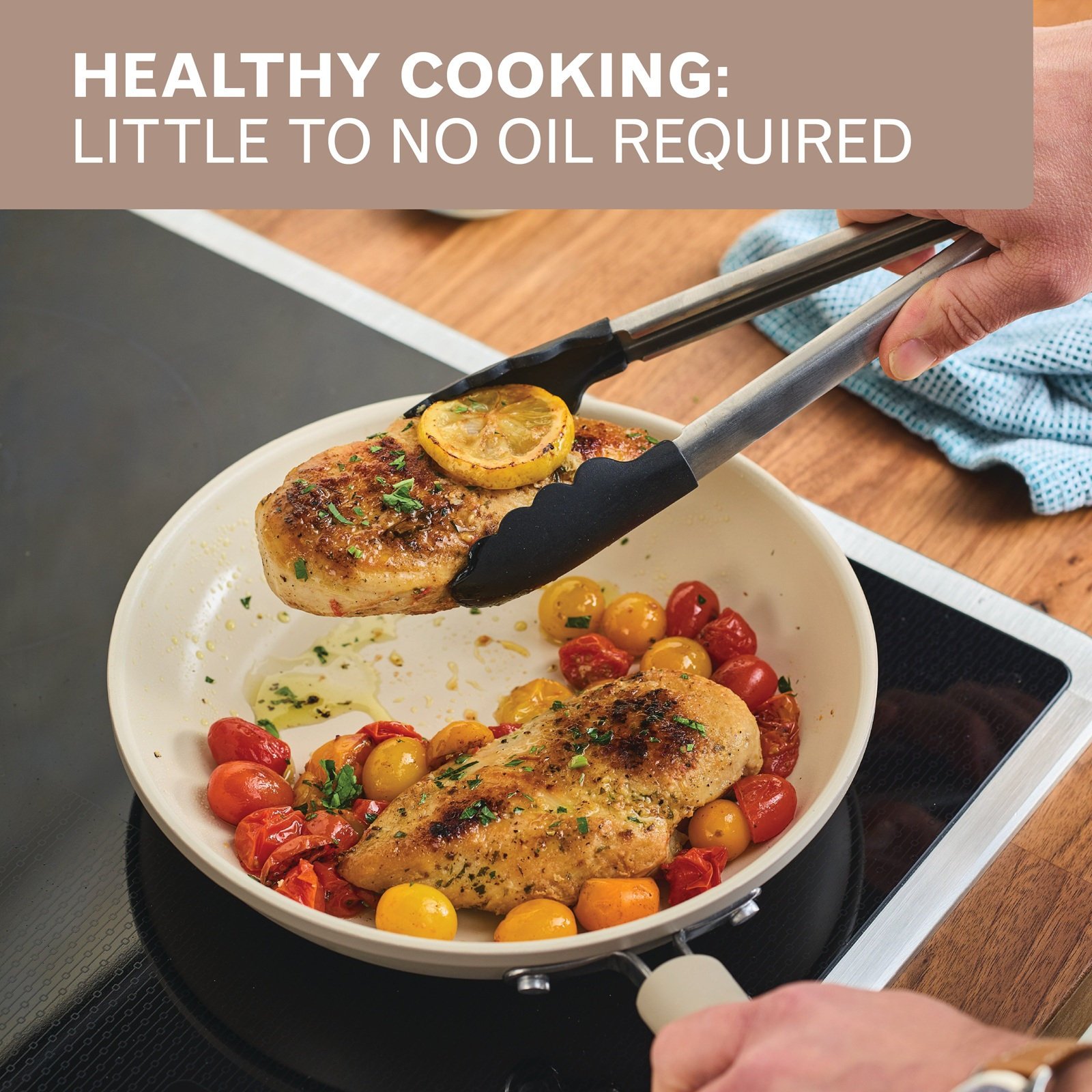 TrueCook Ceramic Plus Induction 12-Piece Nonstick Cookware Set 4 TrueCook Ceramic Plus Induction 12-Piece Nonstick Cookware Set