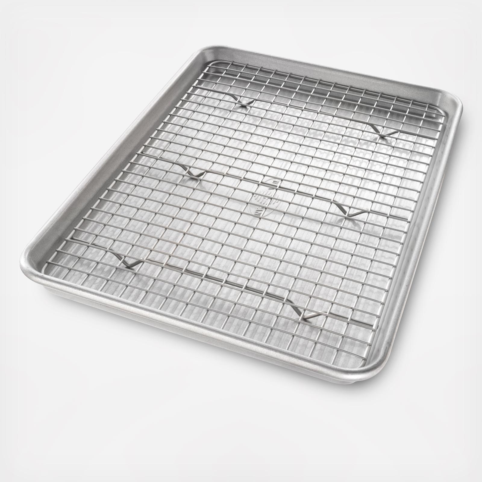 2-Piece Jelly Roll & Baking Rack Set 1 2-Piece Jelly Roll & Baking Rack Set