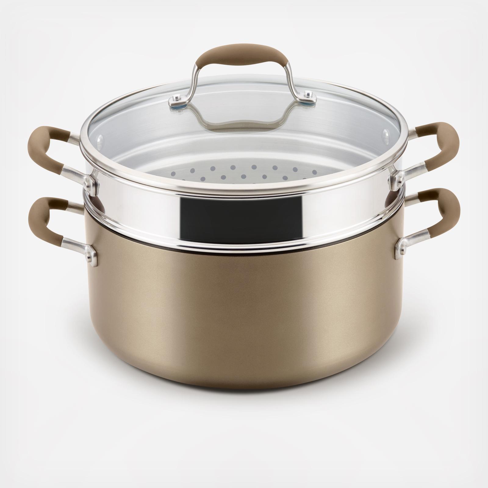 Advanced Home 3-Piece Nonstick Wide Stockpot Set