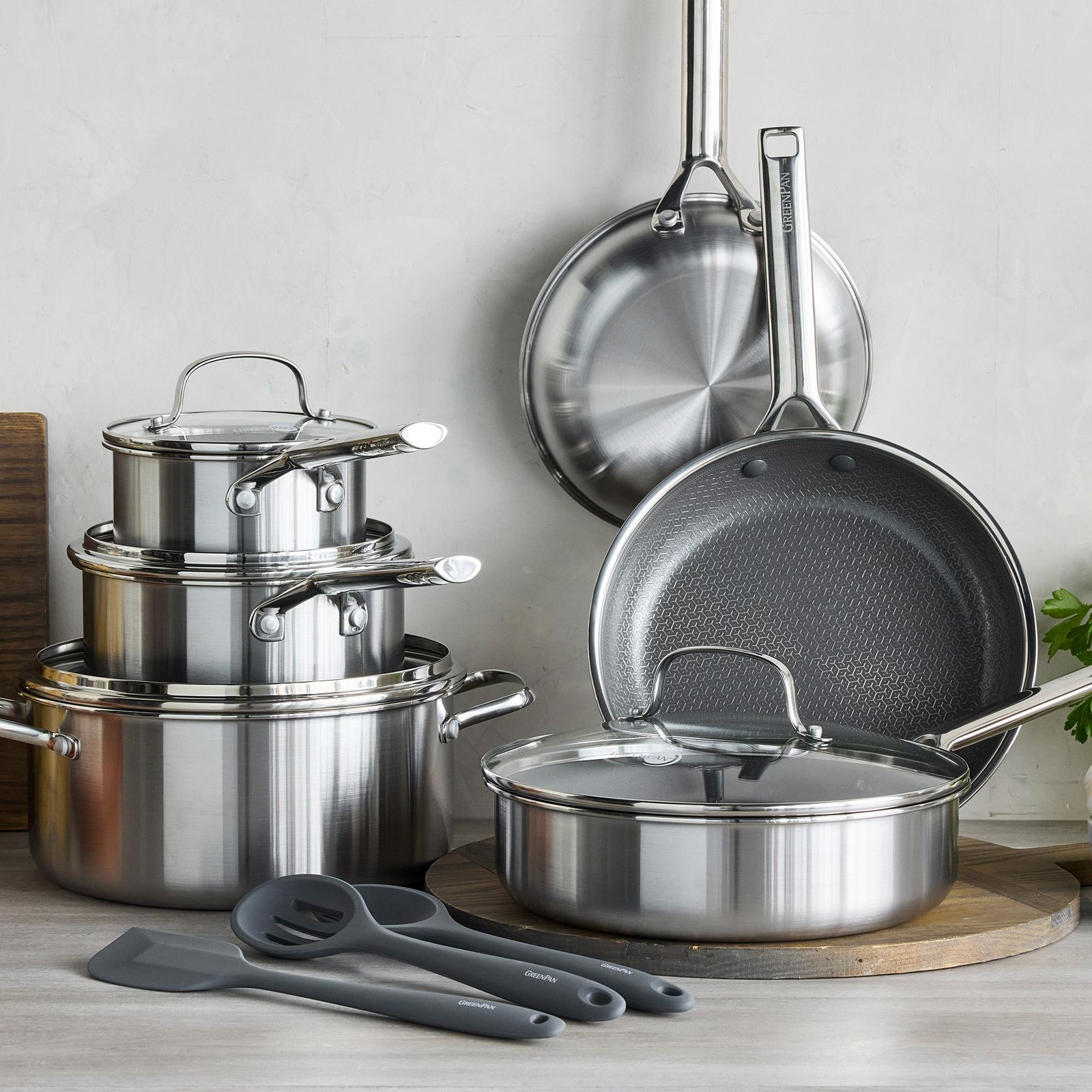 Apex Hybrid 13-Piece Ceramic Nonstick Cookware Set