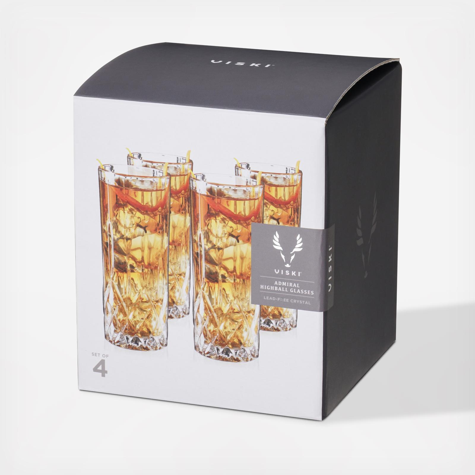 Admiral Highball Glass, Set of 4 6 Admiral Highball Glass, Set of 4
