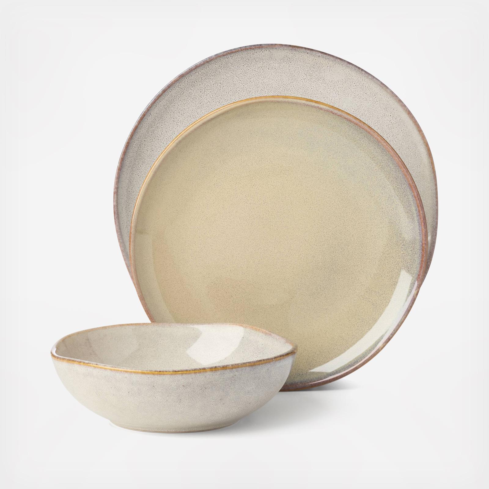 Organic Shades 12-Piece Dinnerware Set, Service for 4 8 Organic Shades 12-Piece Dinnerware Set, Service for 4