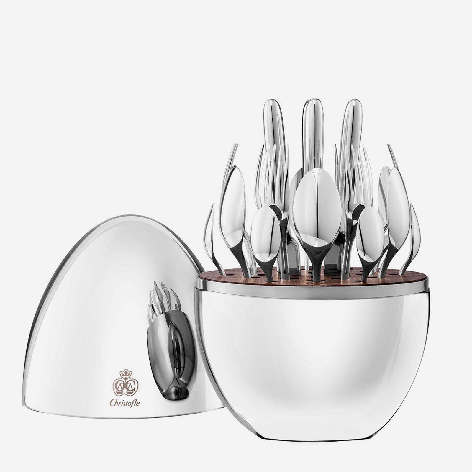 Mood 24-Piece Silverplated Flatware Set, Service for 6